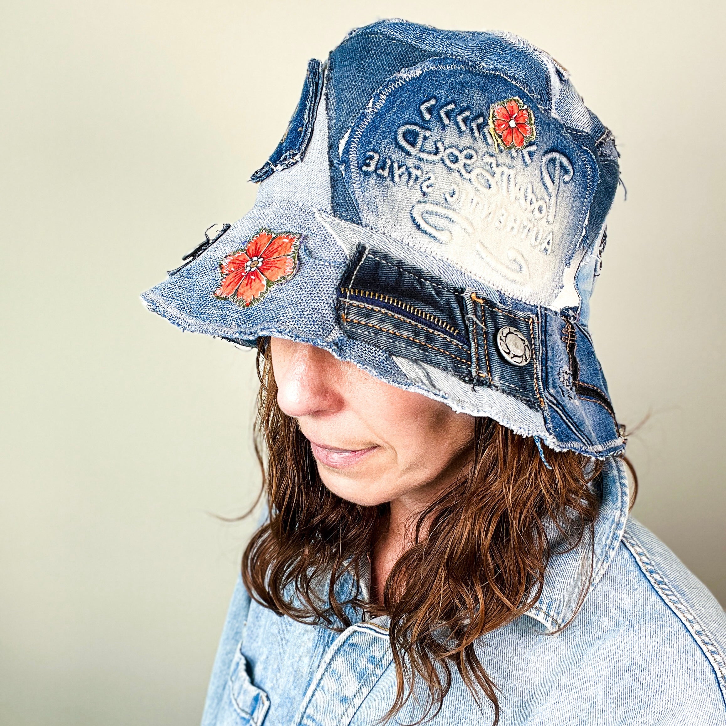 Denim Bucket Hat - Medium