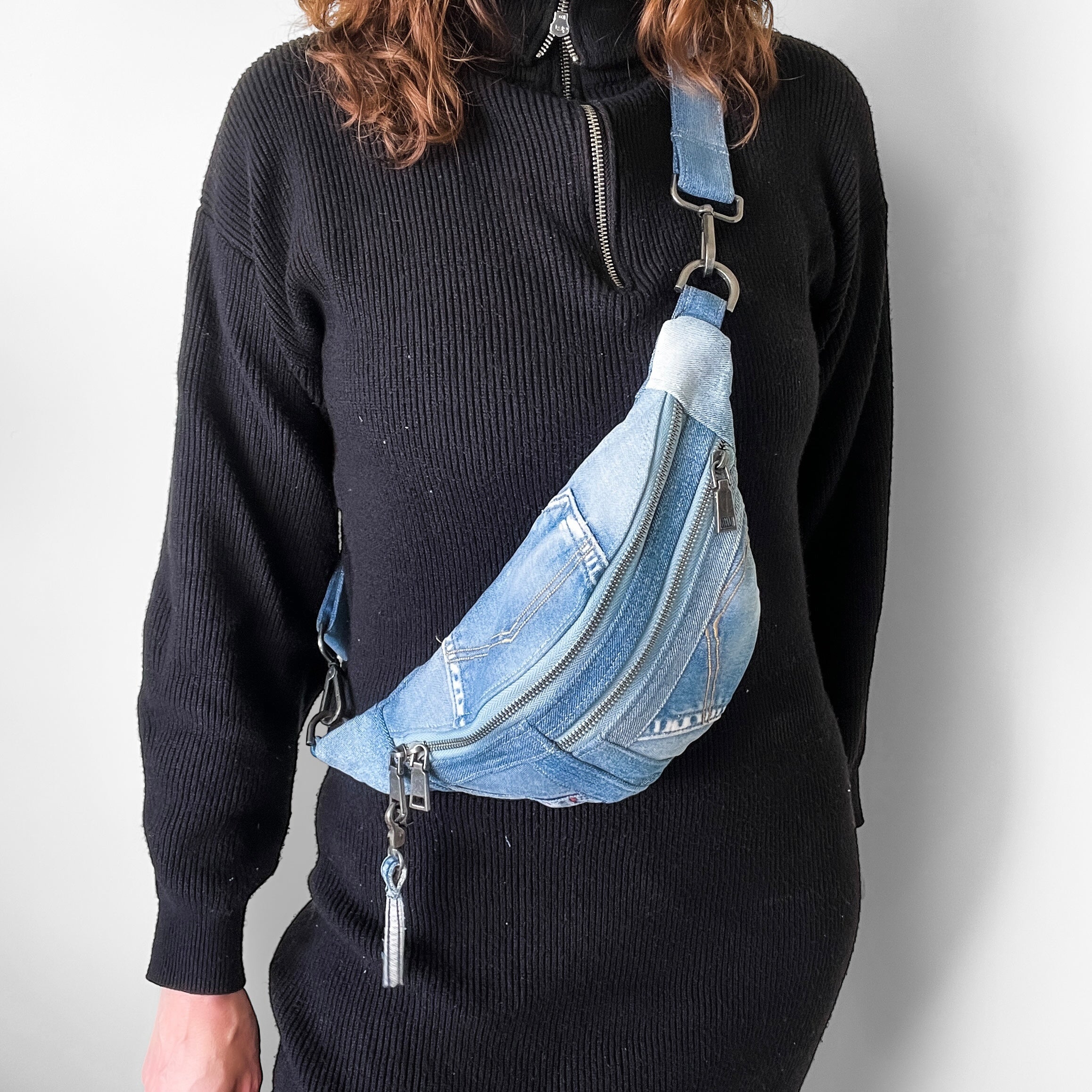 Denim Sling Bag
