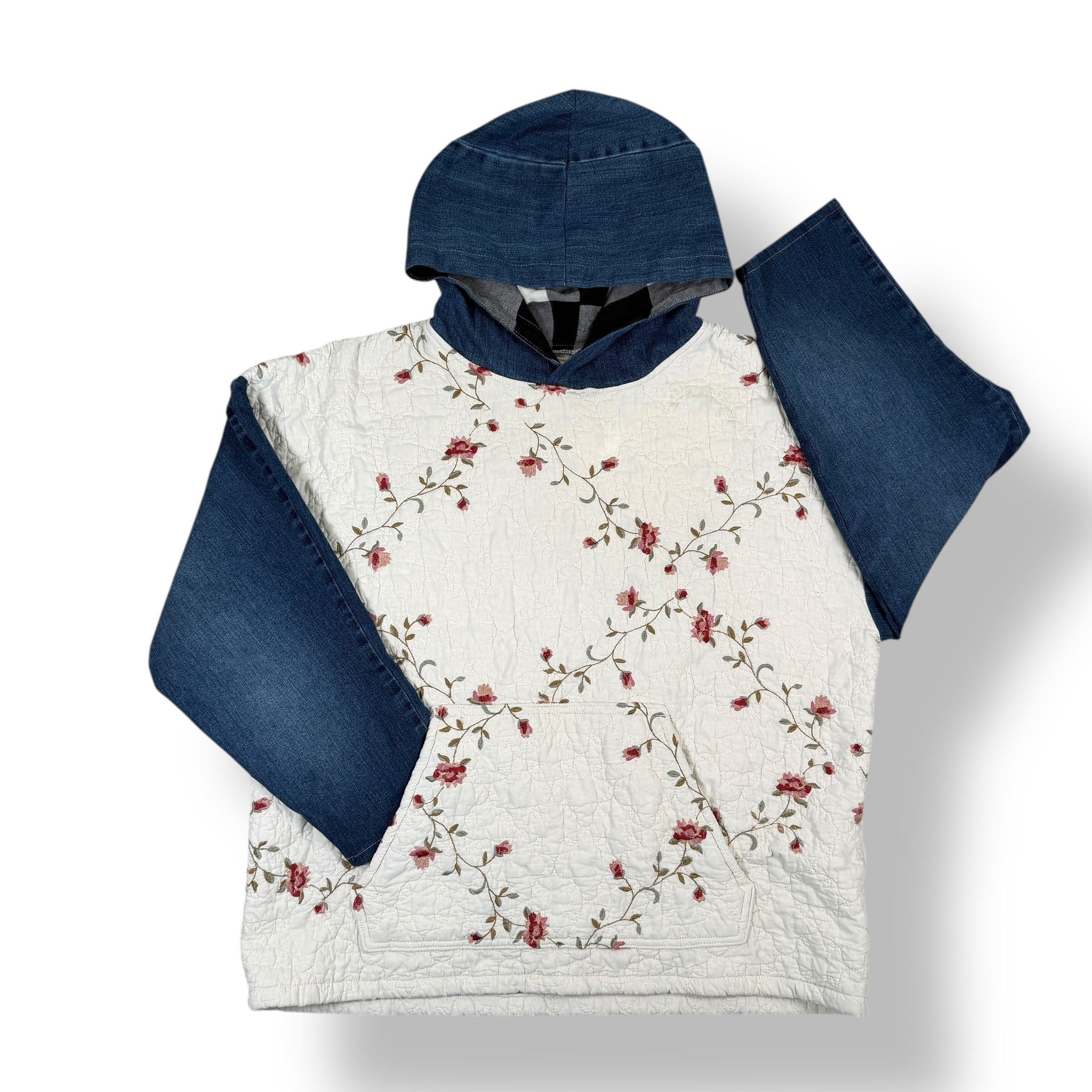 Denim Blanket Hoodie - XL