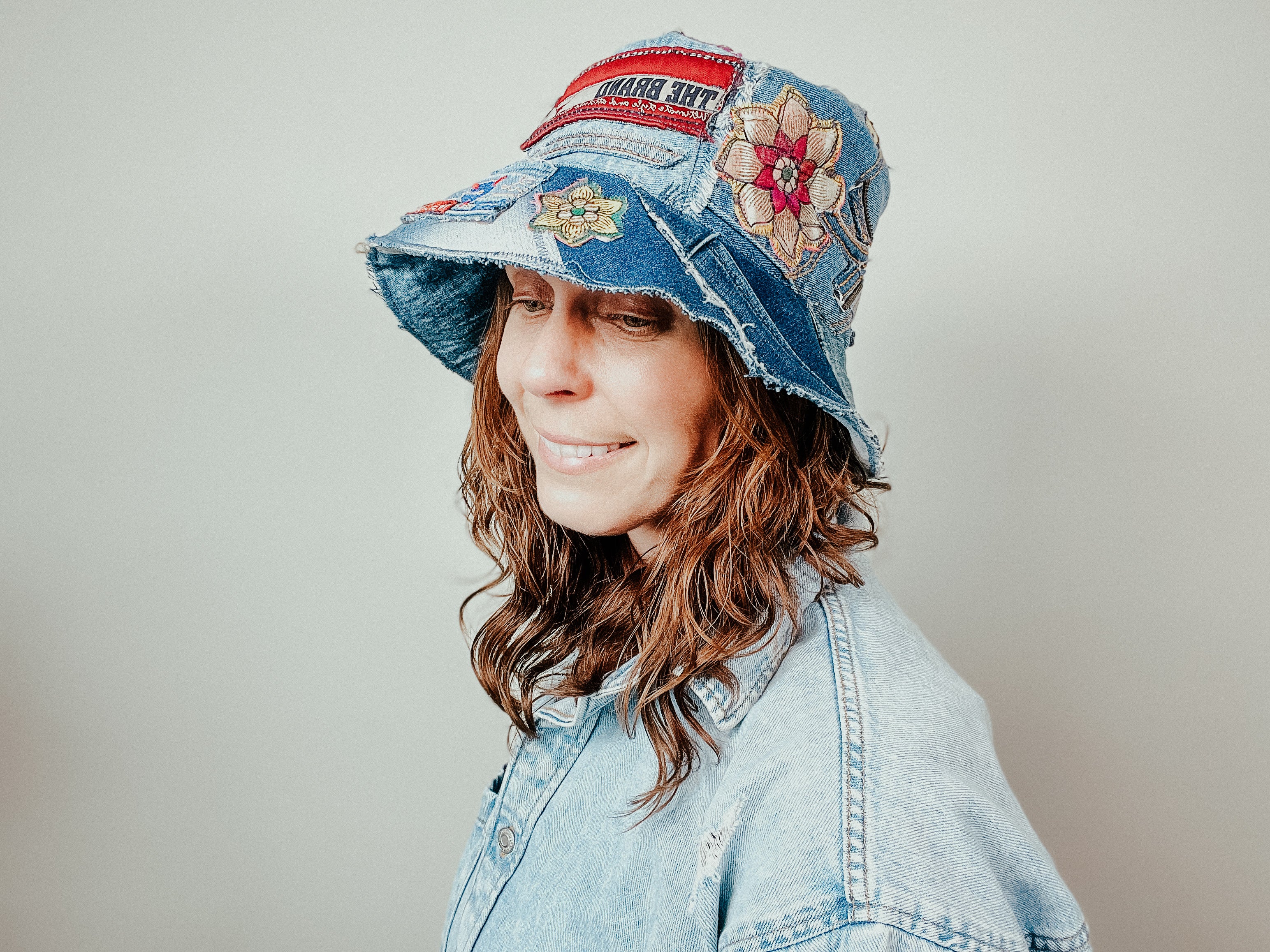Denim Bucket Hats - Upcycleco 