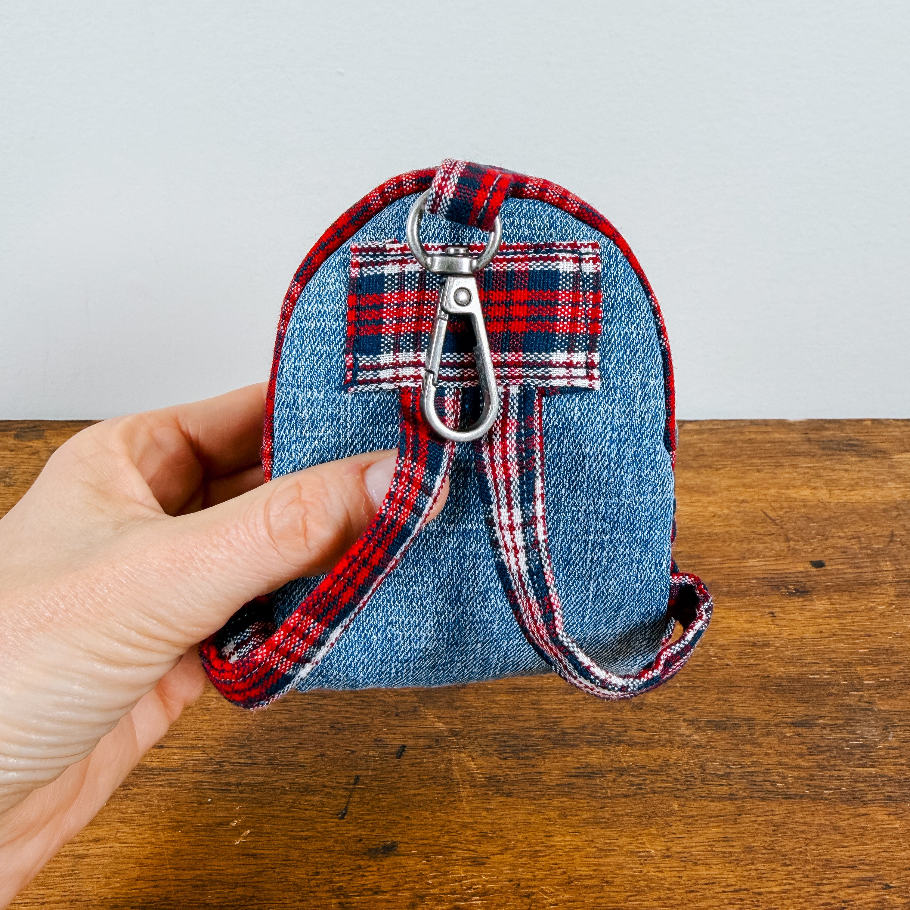 Upcycled Mini Backpack Pouch