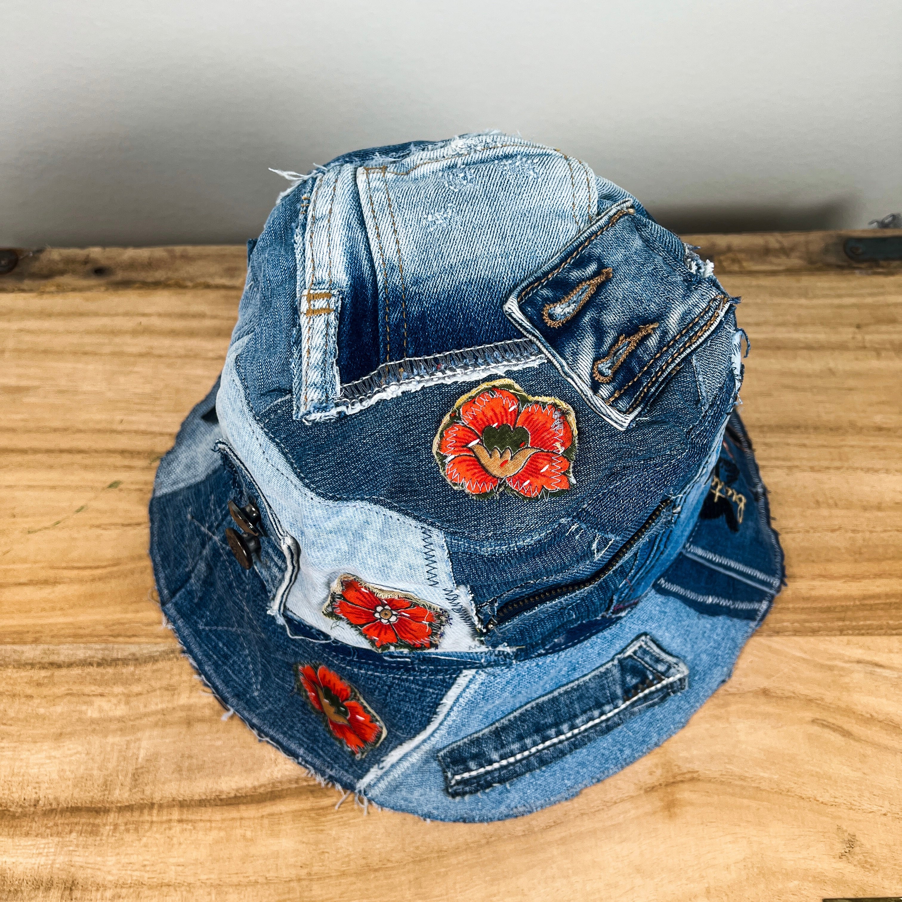 Denim Bucket Hat - Medium