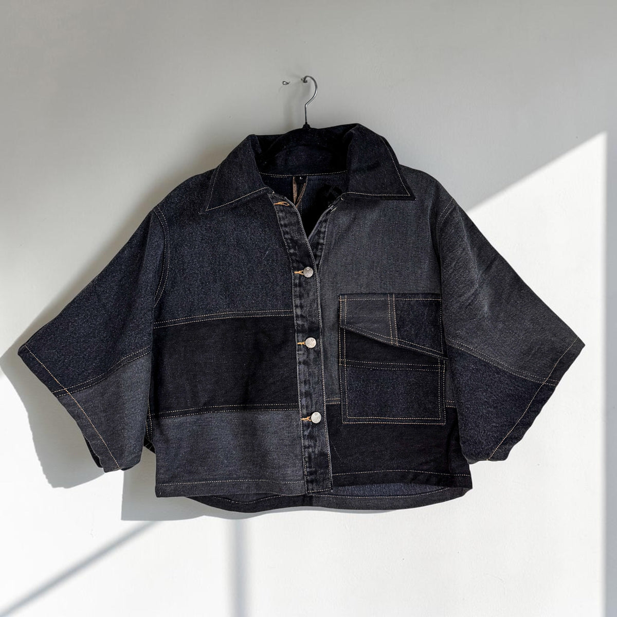 Denim Crop Jacket - Large