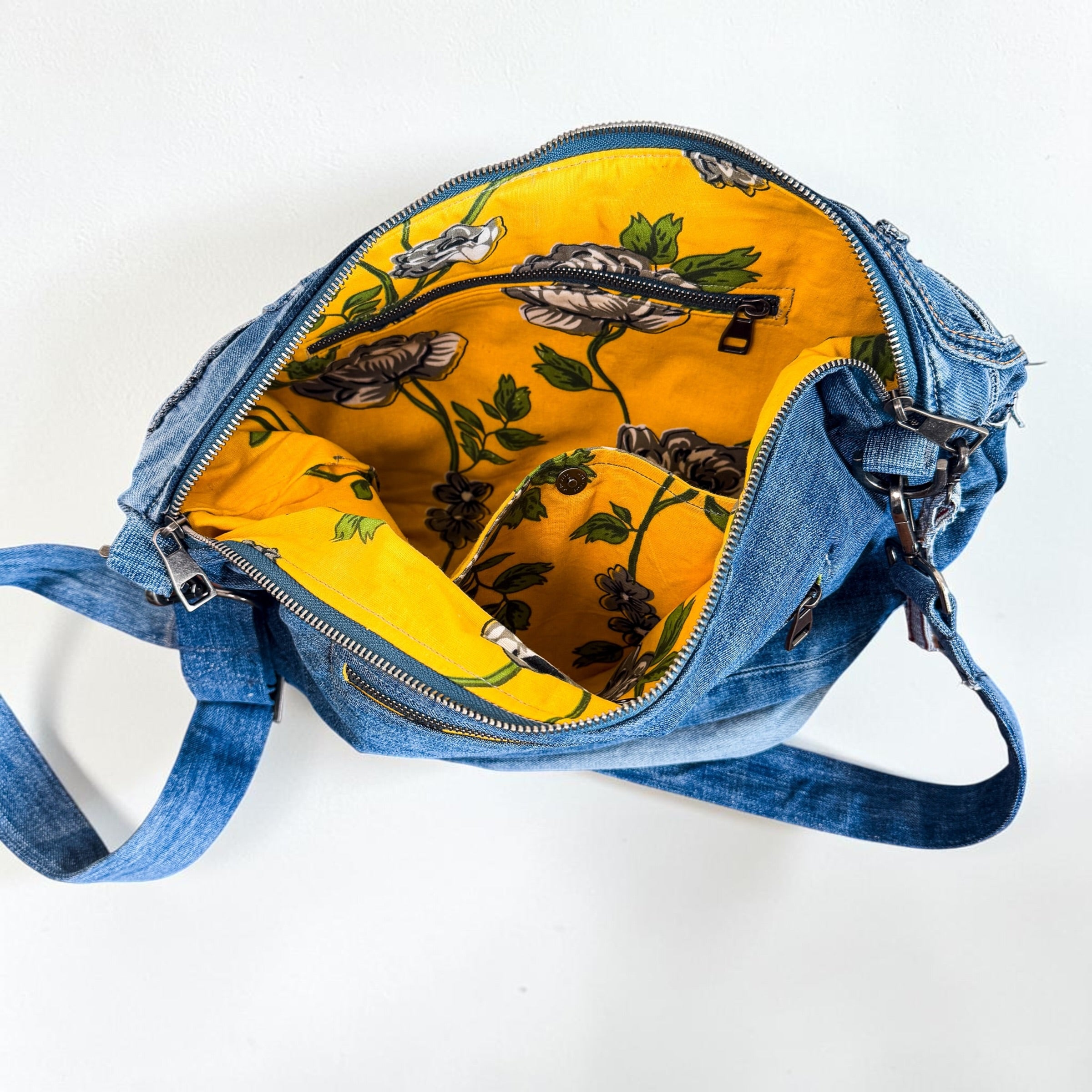 Denim Hippie Bag
