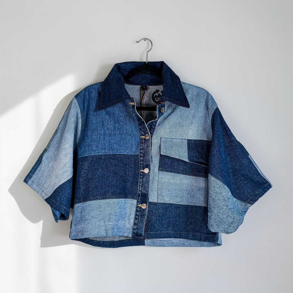 Denim Crop Jacket - Large