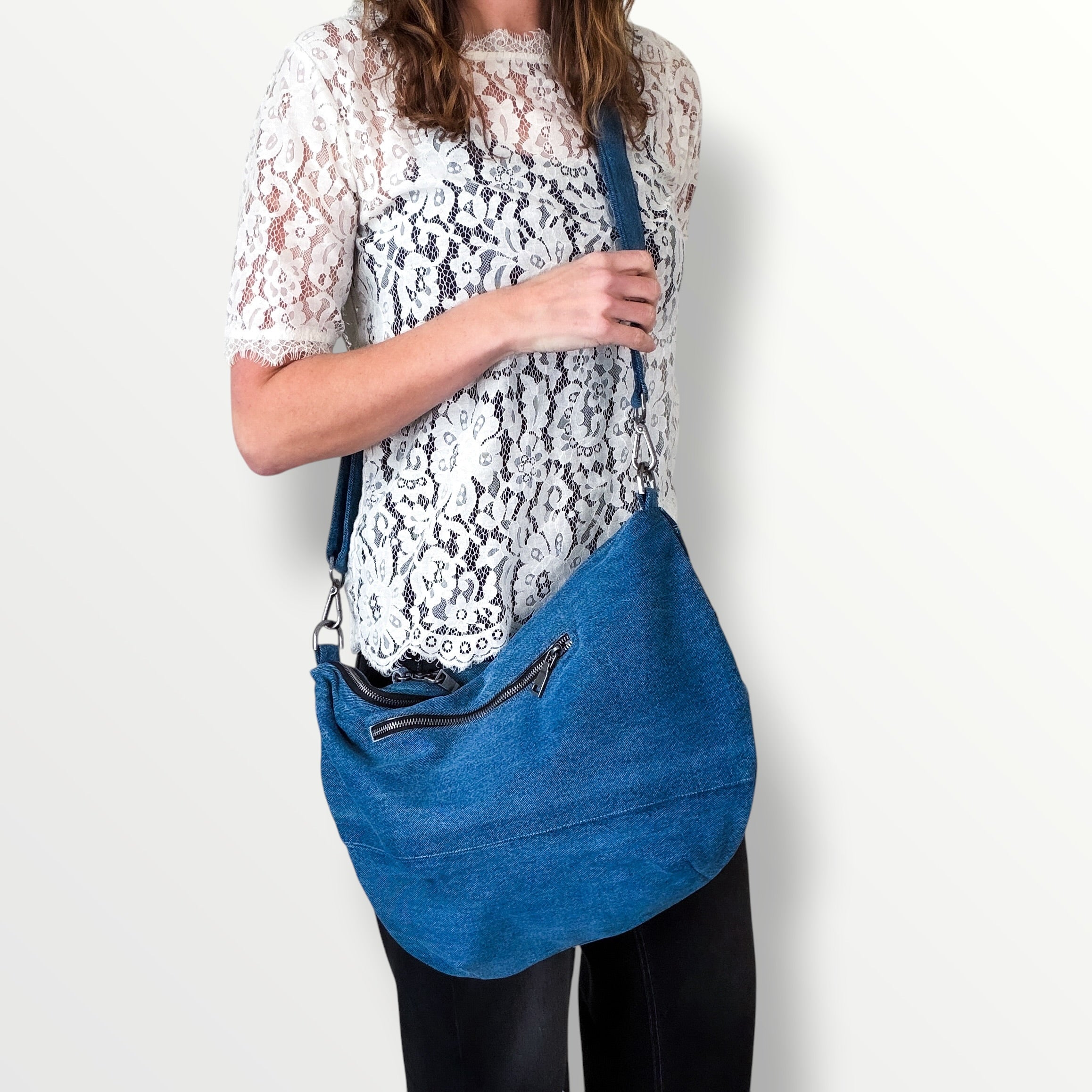 Denim Hippie Bag
