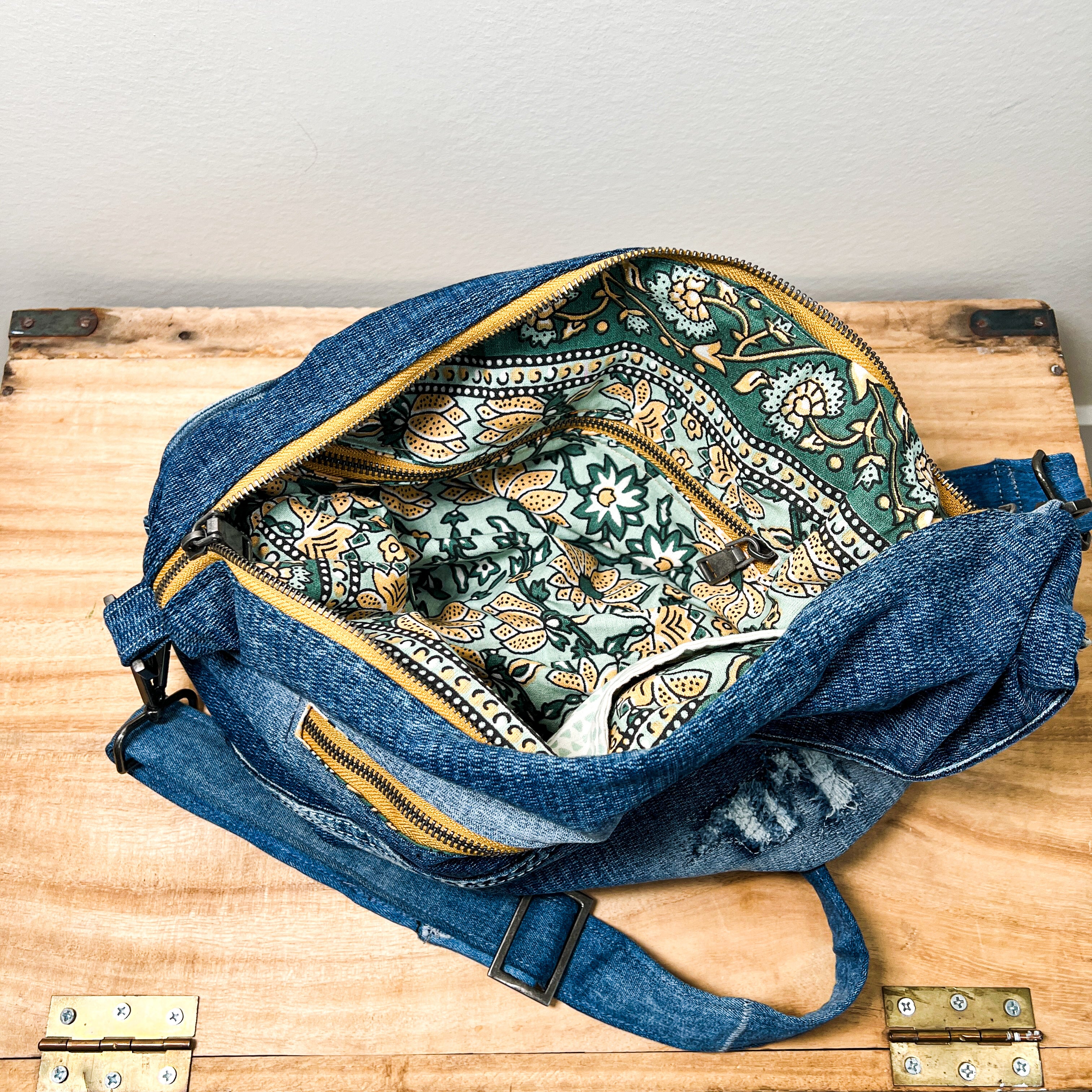 Denim Hippie Bag