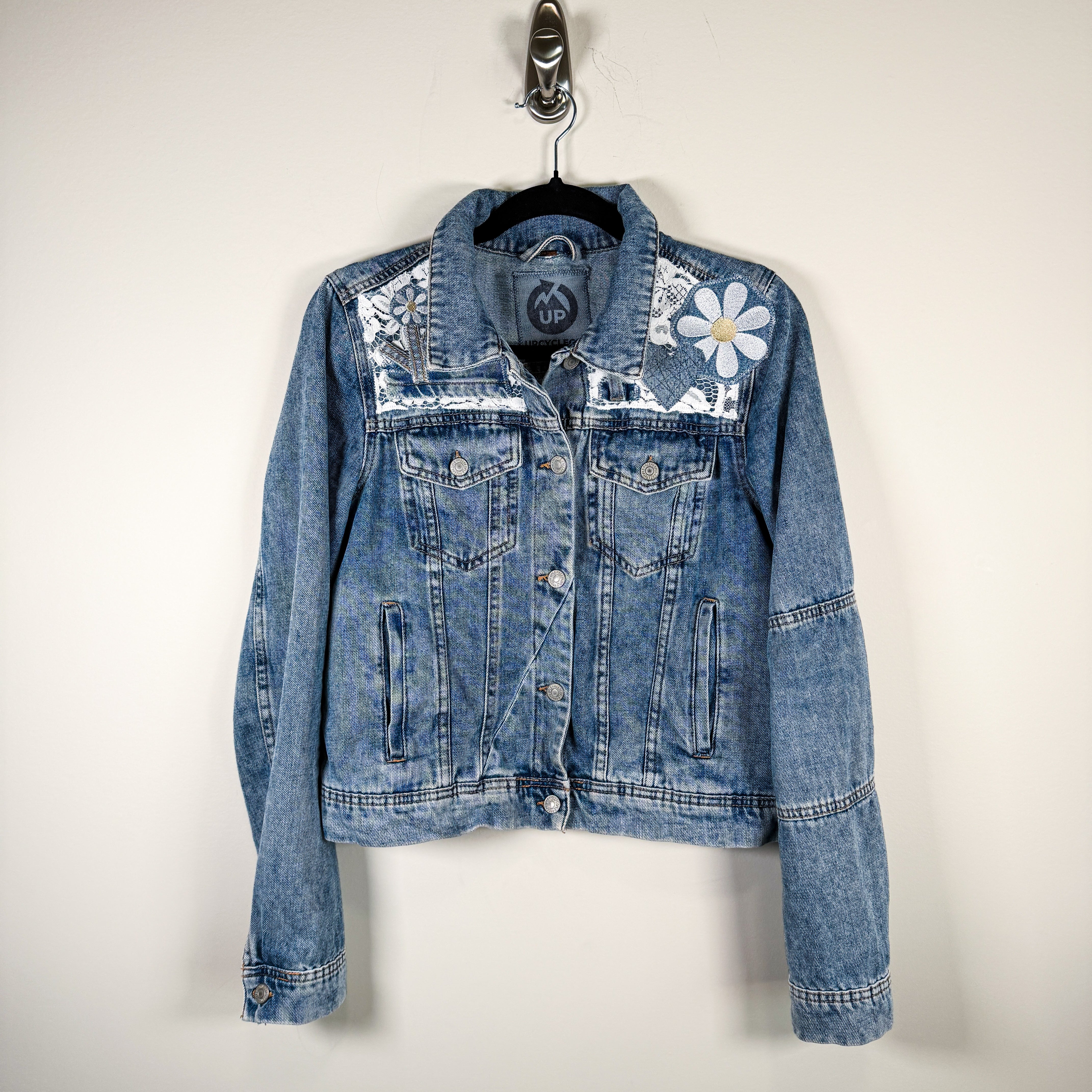 Upcycled Denim Jacket - Small