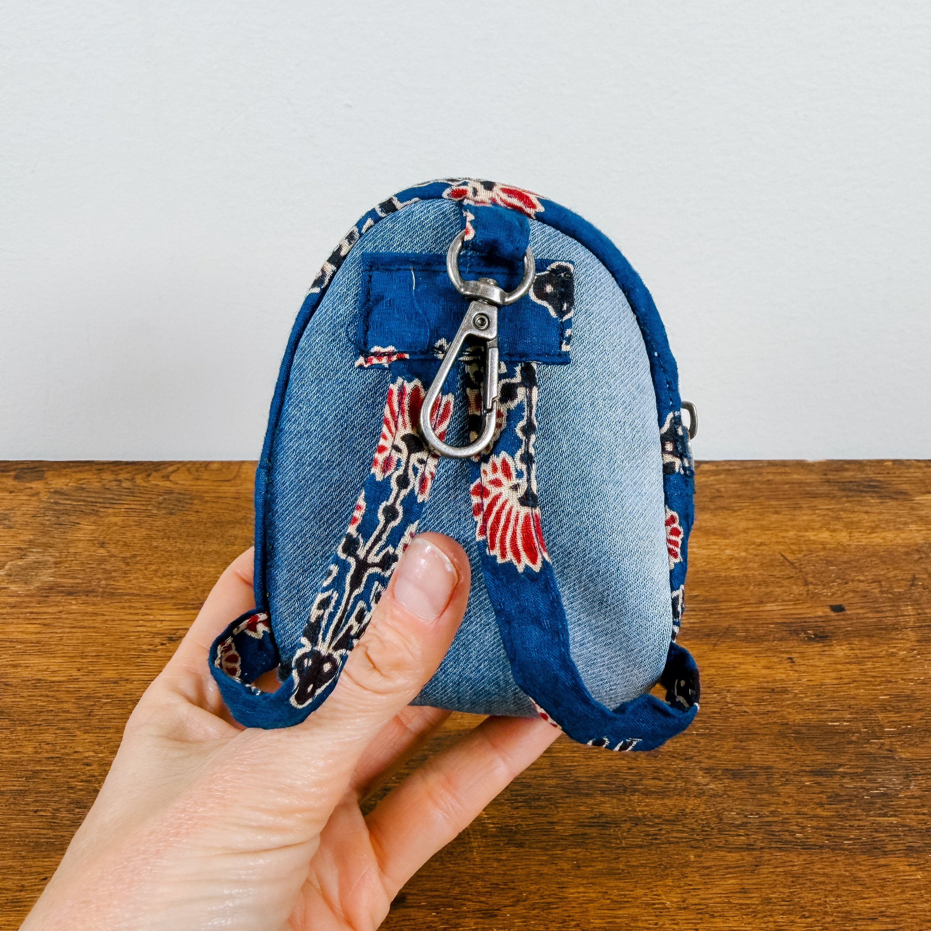 Upcycled Mini Backpack Pouch