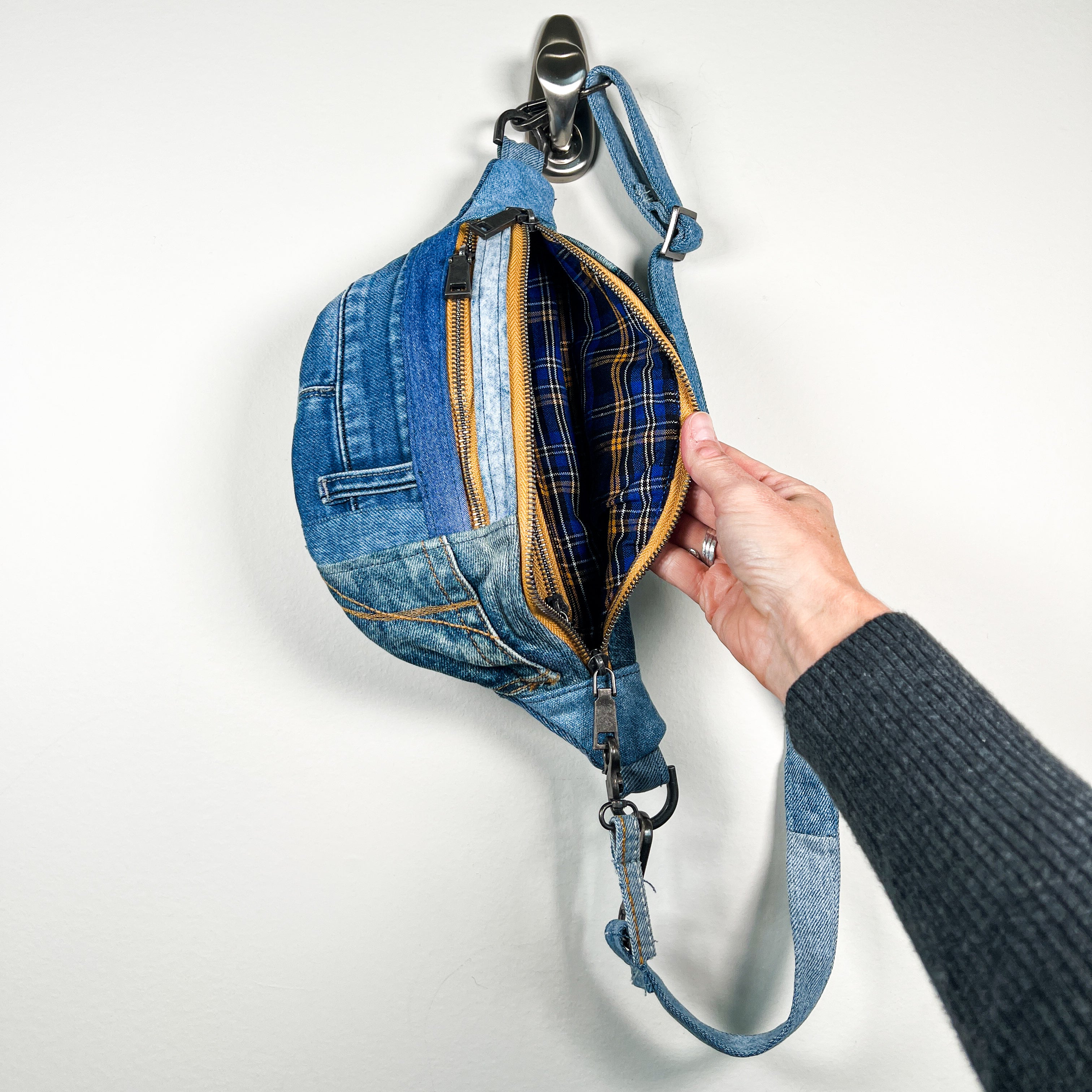 Denim Fanny Bag