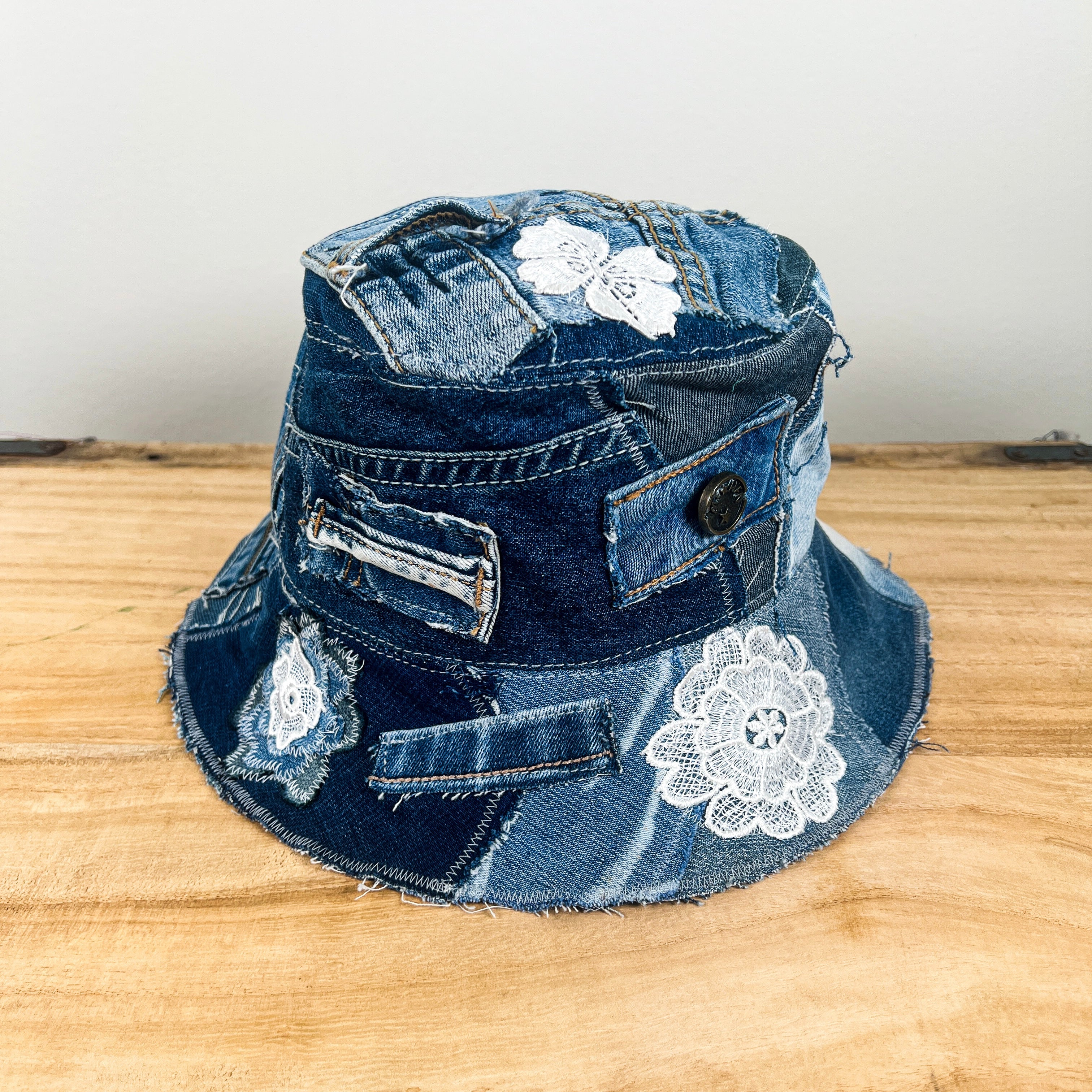 Denim Bucket Hat - Small