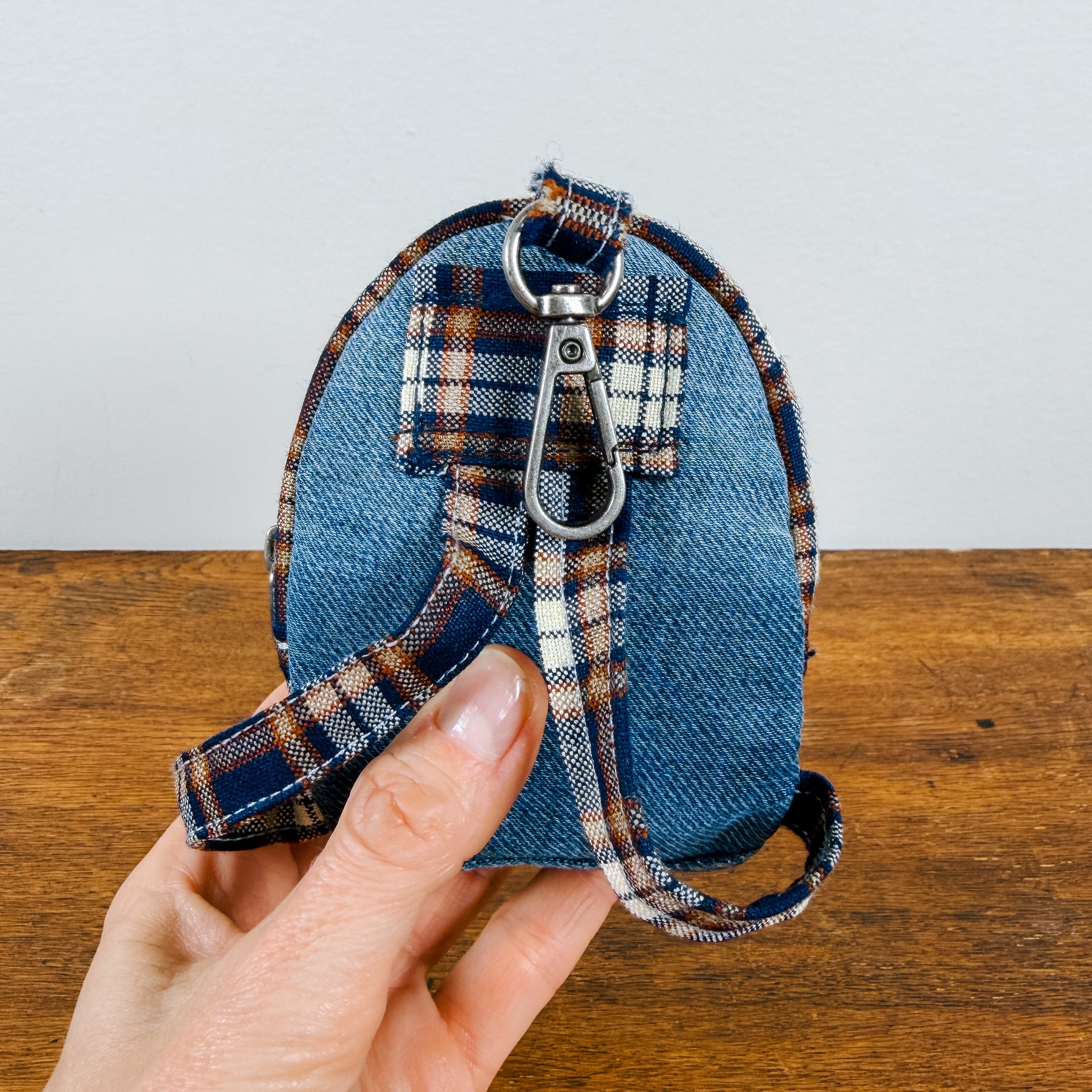 Upcycled Mini Backpack Pouch
