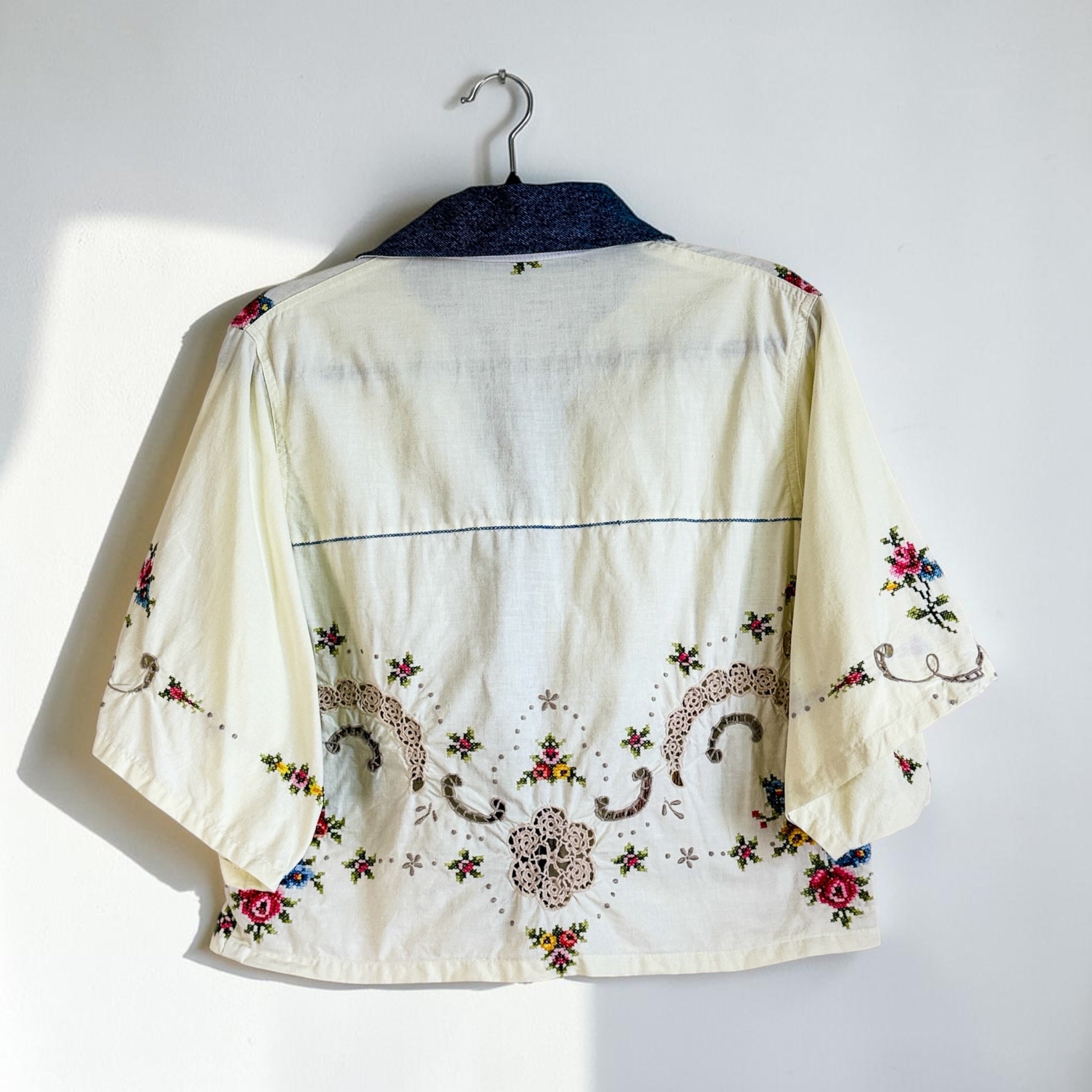 Tablecloth Top + Denim - Small