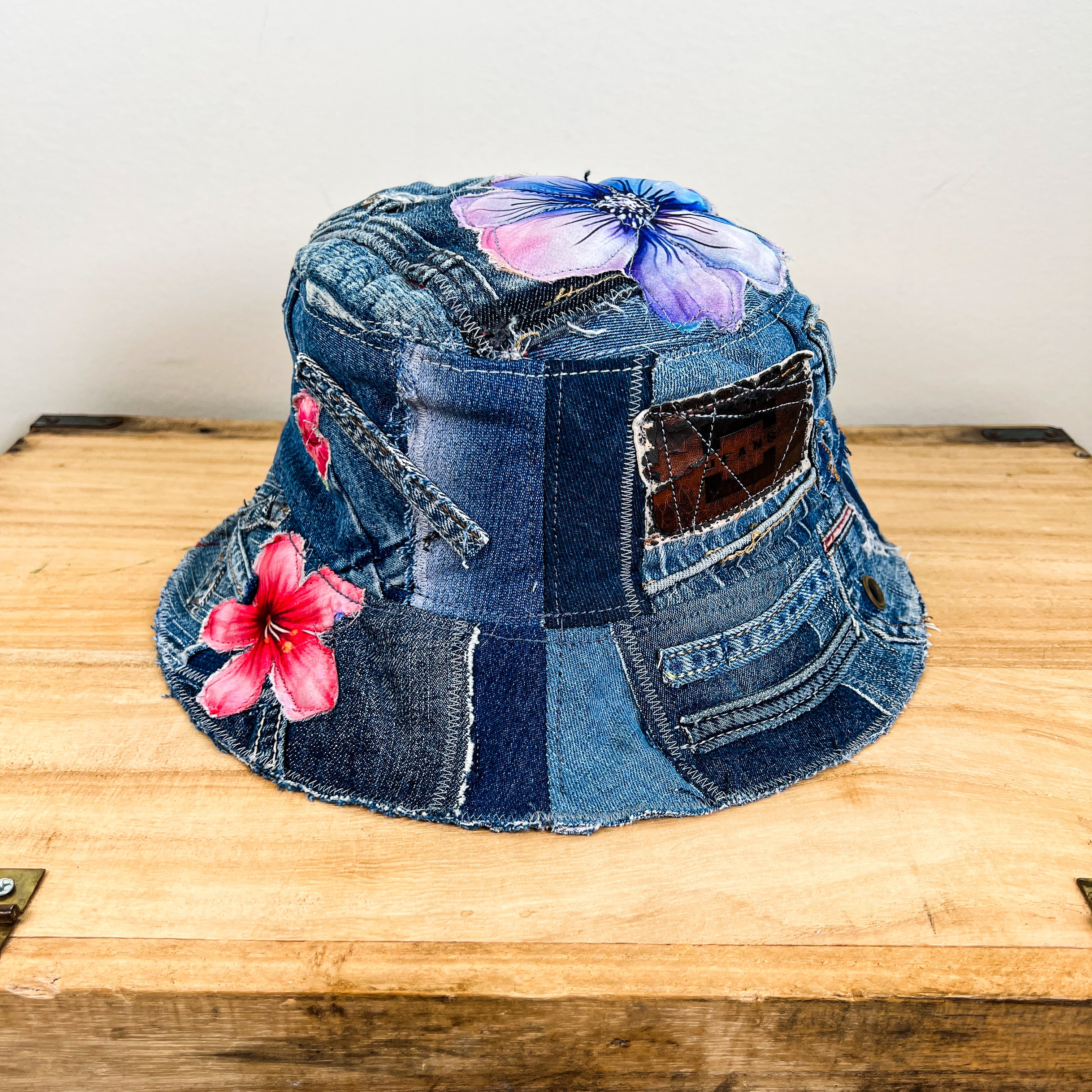 Denim Bucket Hat - Large