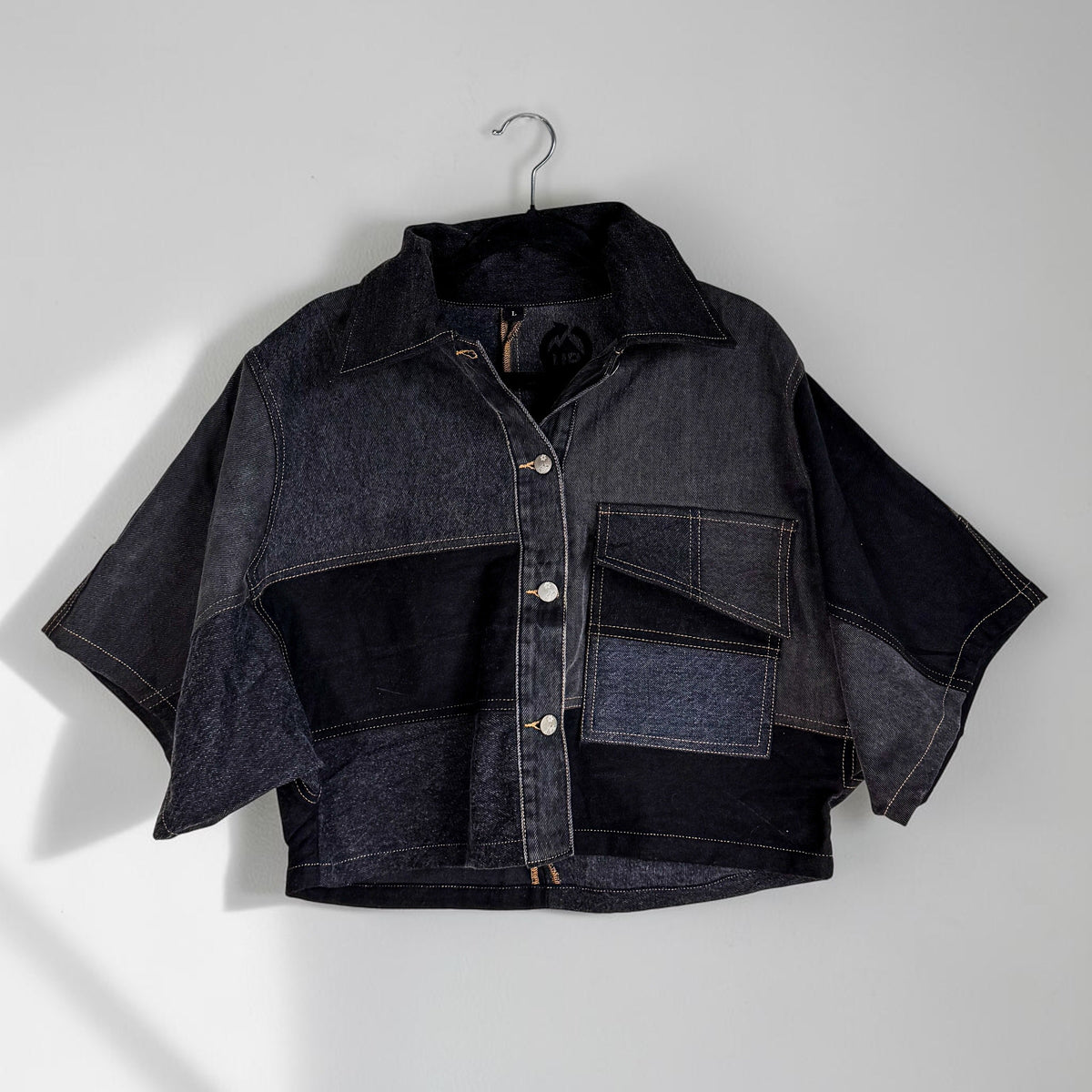 Denim Crop Jacket - Large