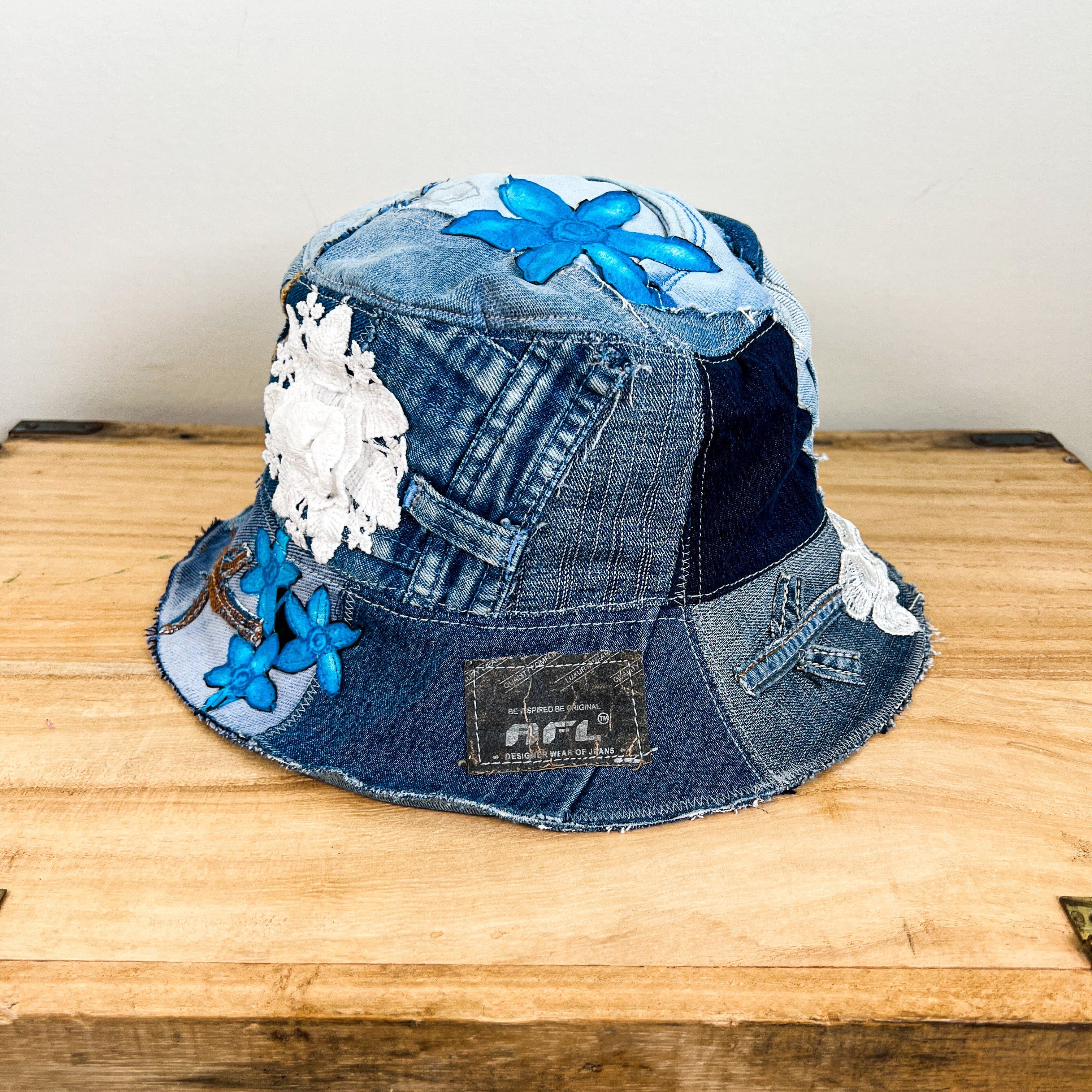 Denim Bucket Hat - Large