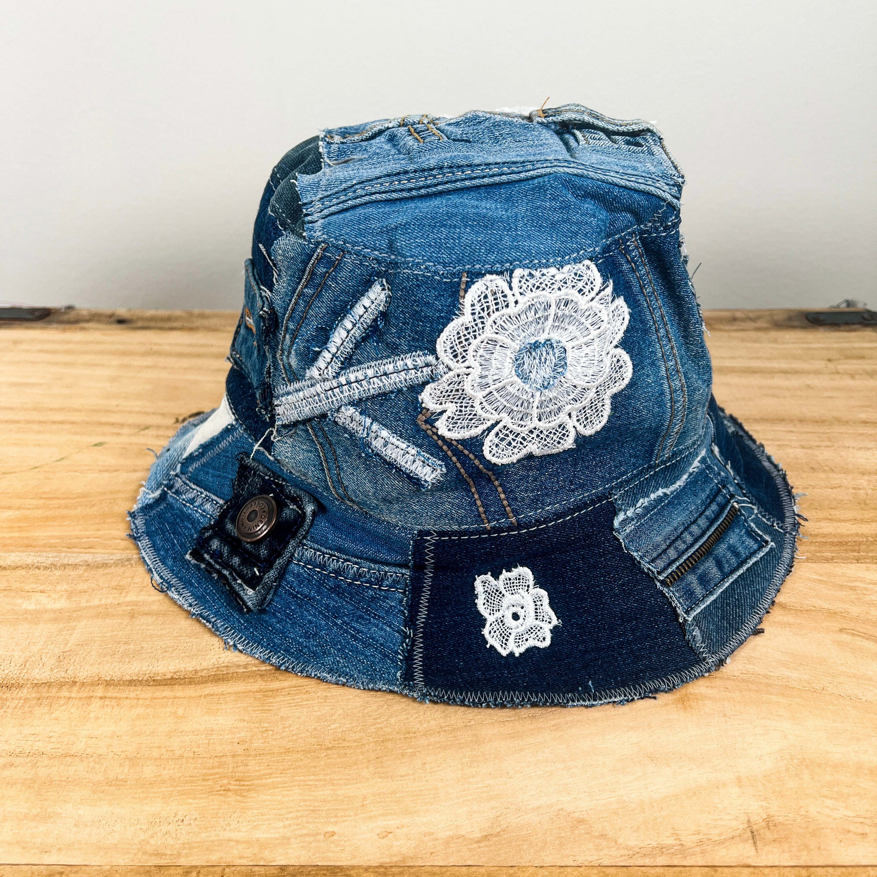 Denim Bucket Hat - Small