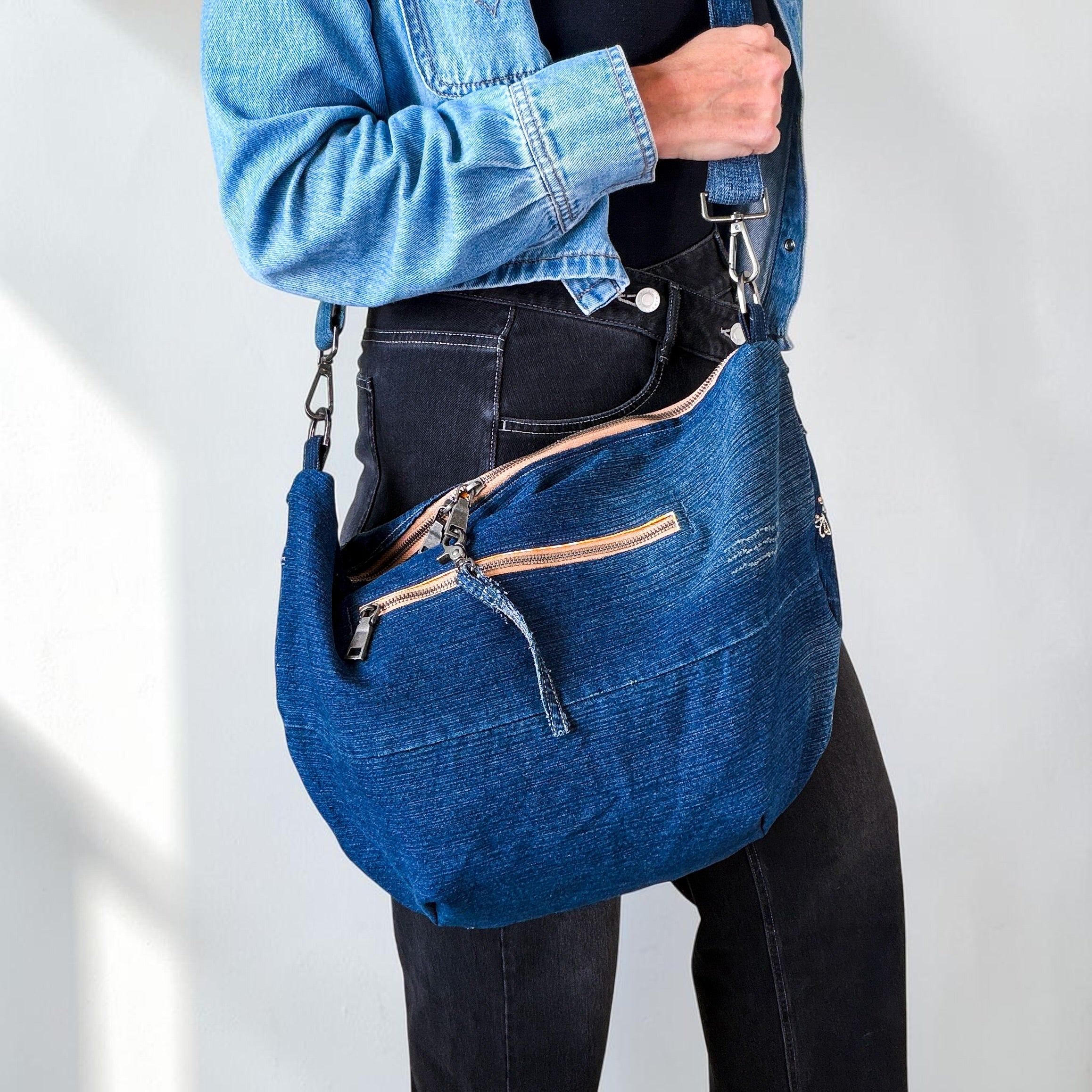 Denim Hippie Bag