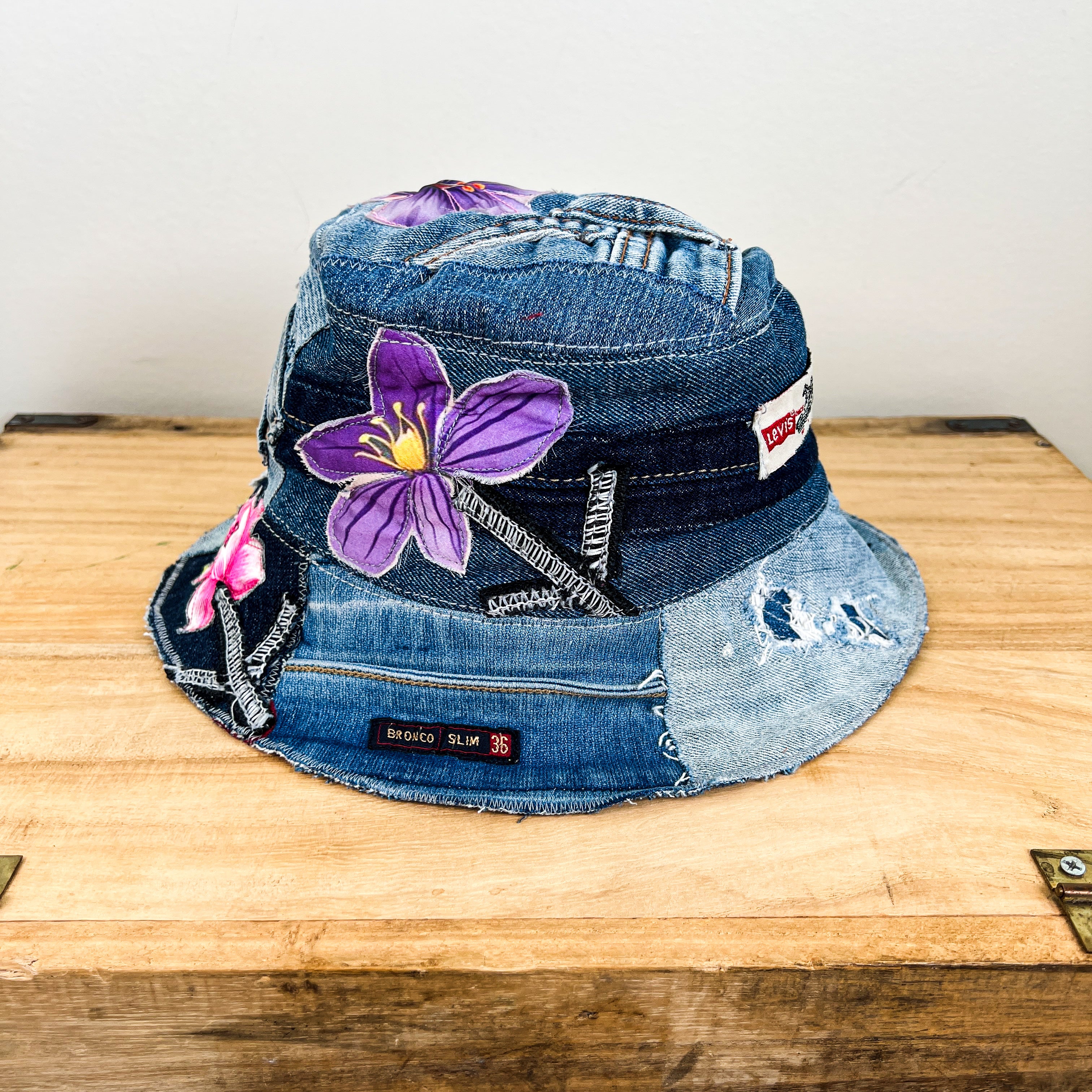 Denim Bucket Hat - Large