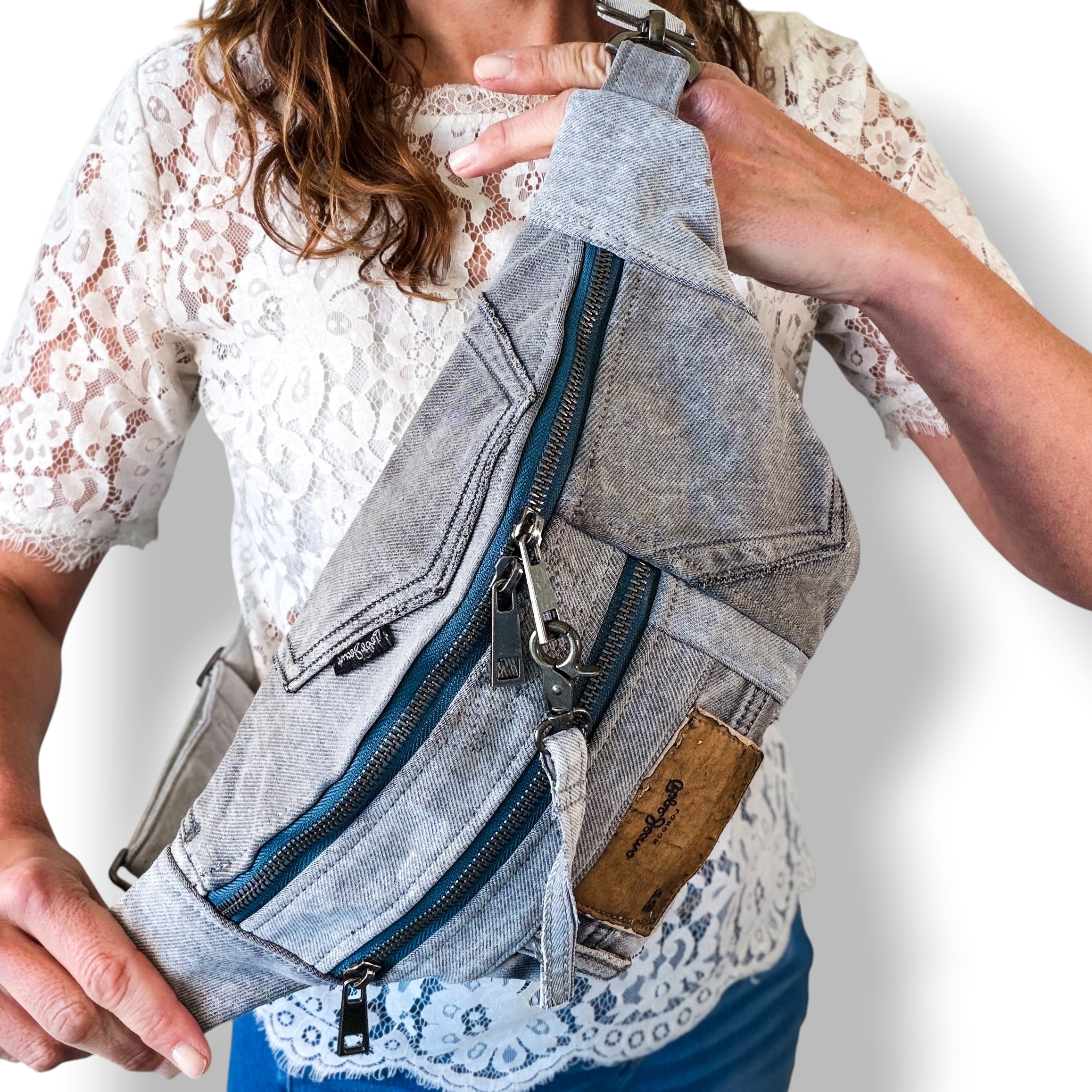 Denim Sling Bag