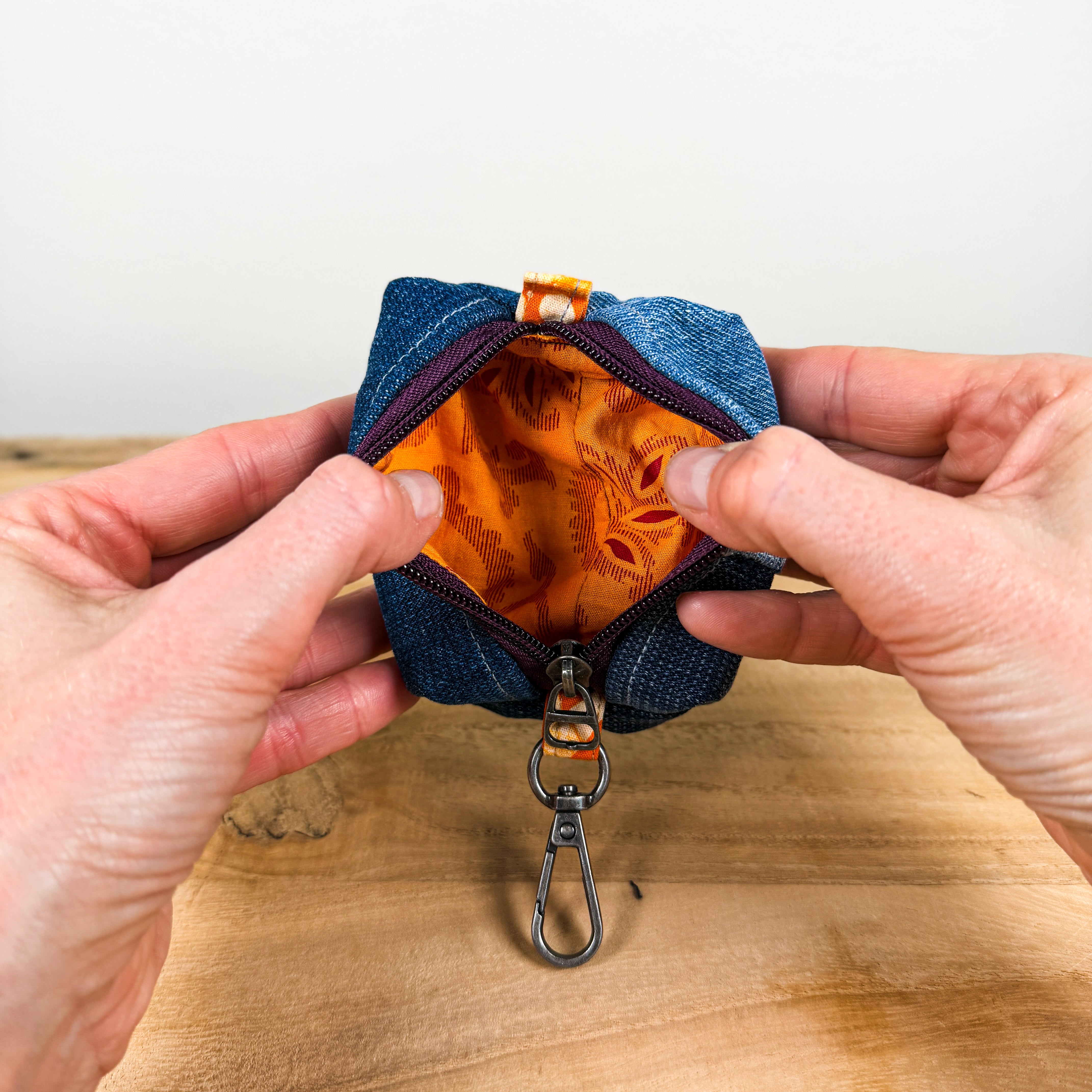 Upcycled Clip Pouch - Set of 2