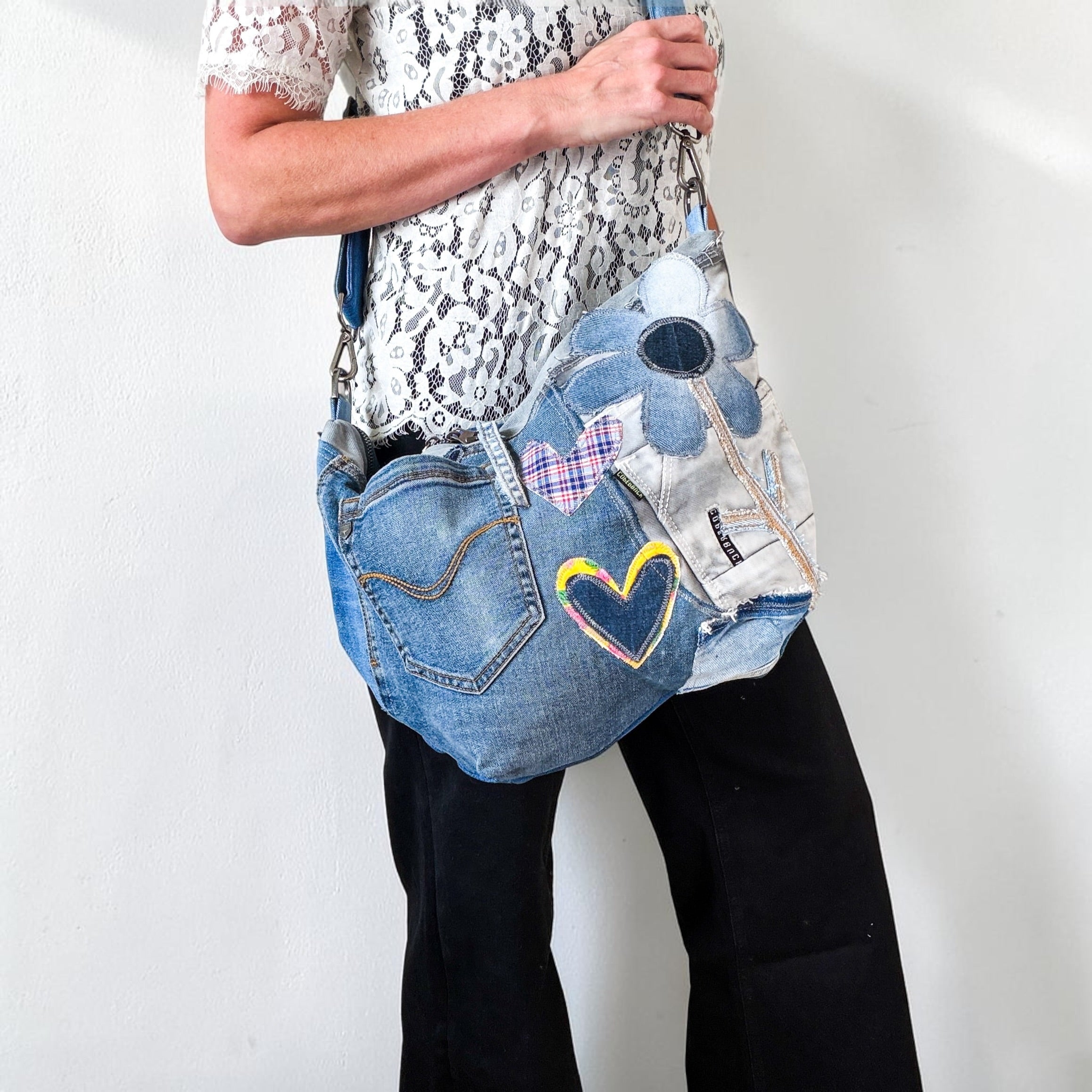 Denim Hippie Bag