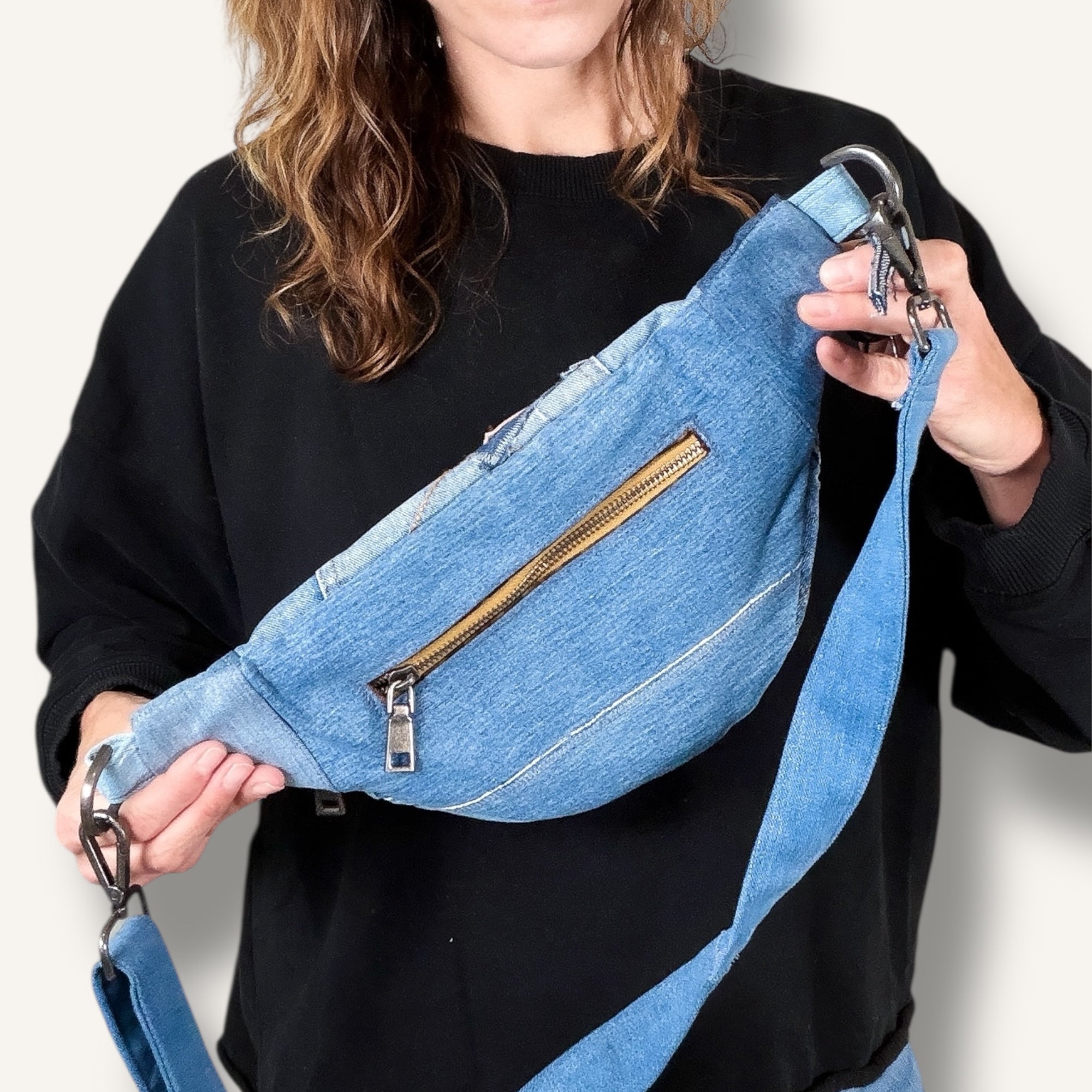 Denim Sling Bag