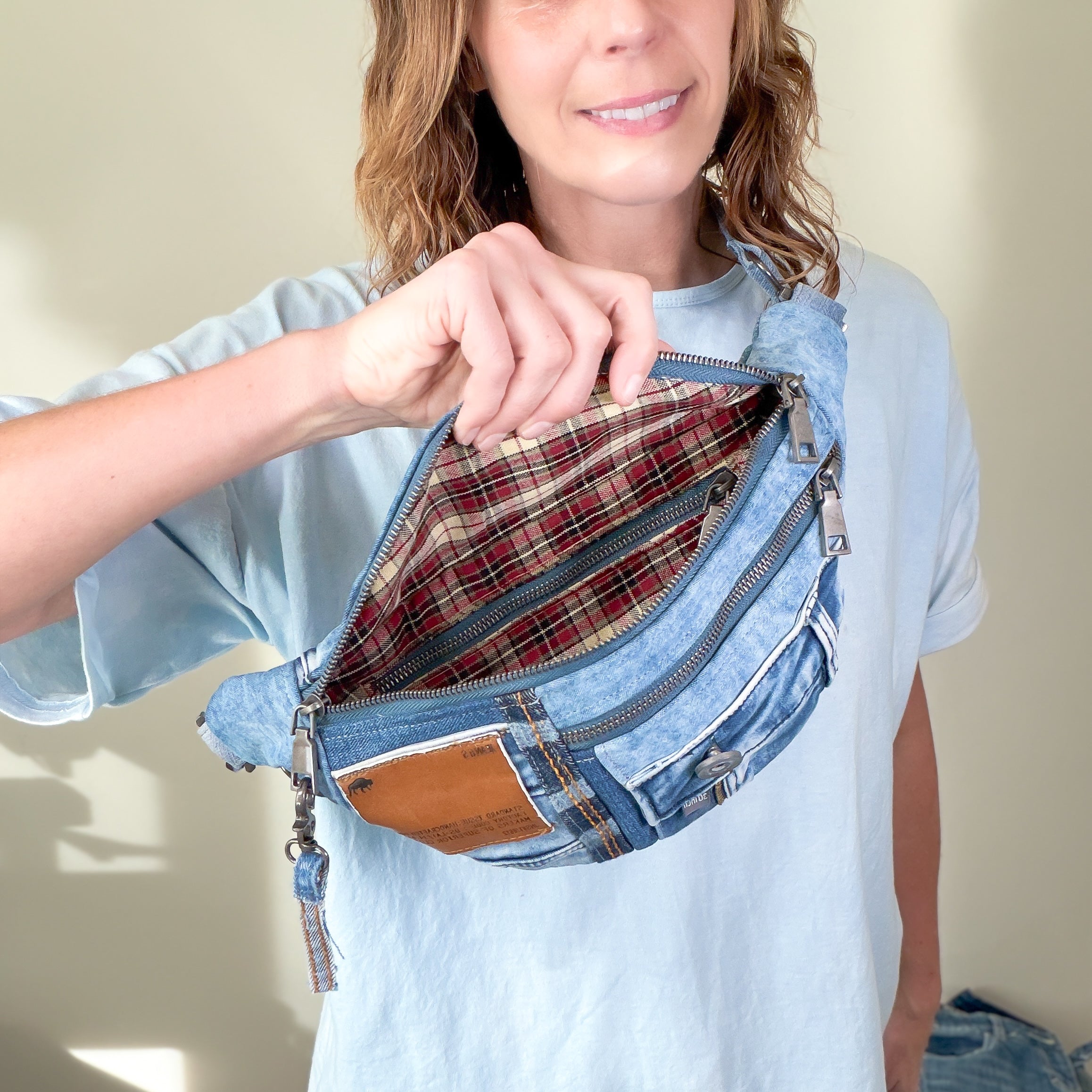 Denim Sling Bag