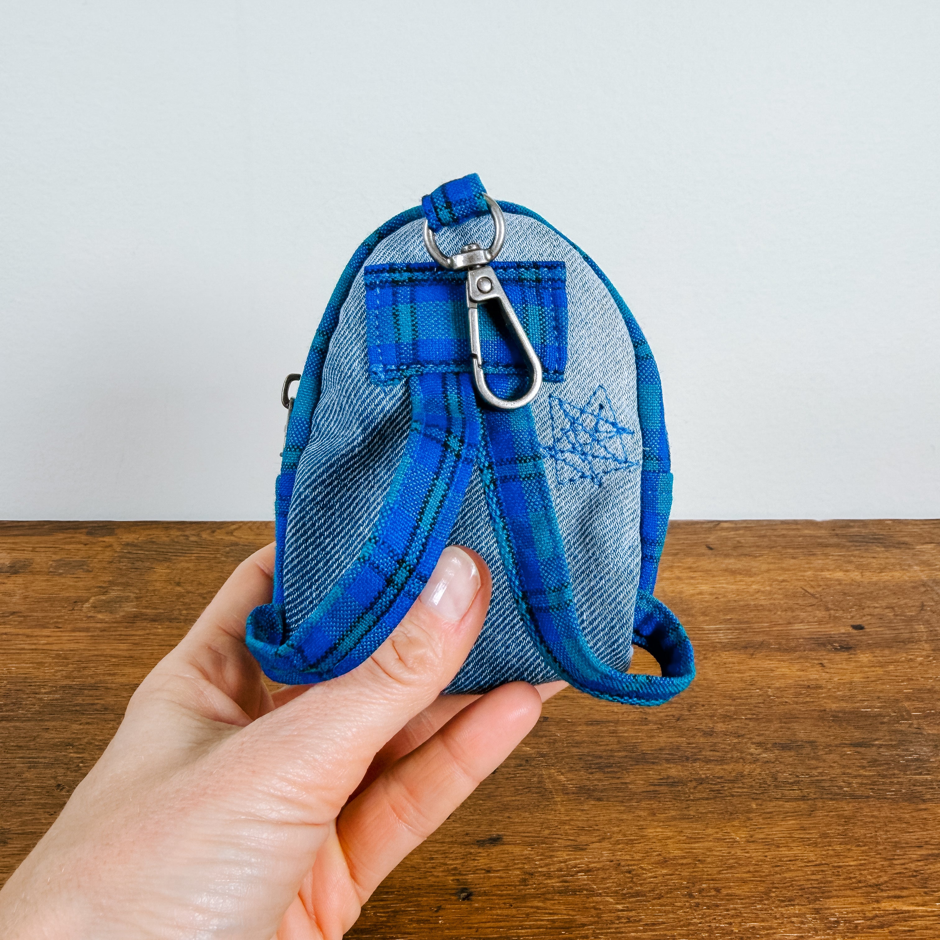 Upcycled Mini Backpack Pouch