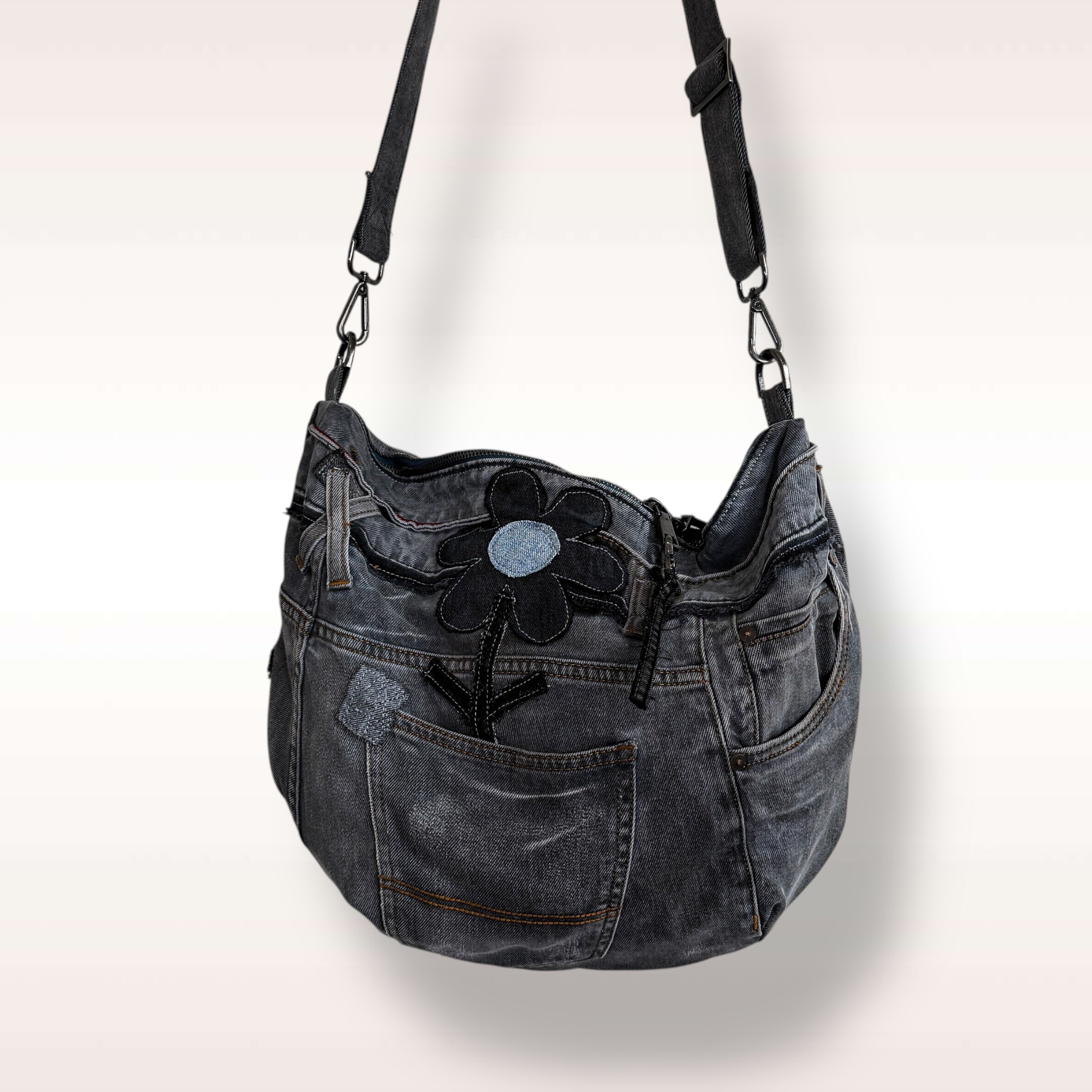 Denim Hippie Bag