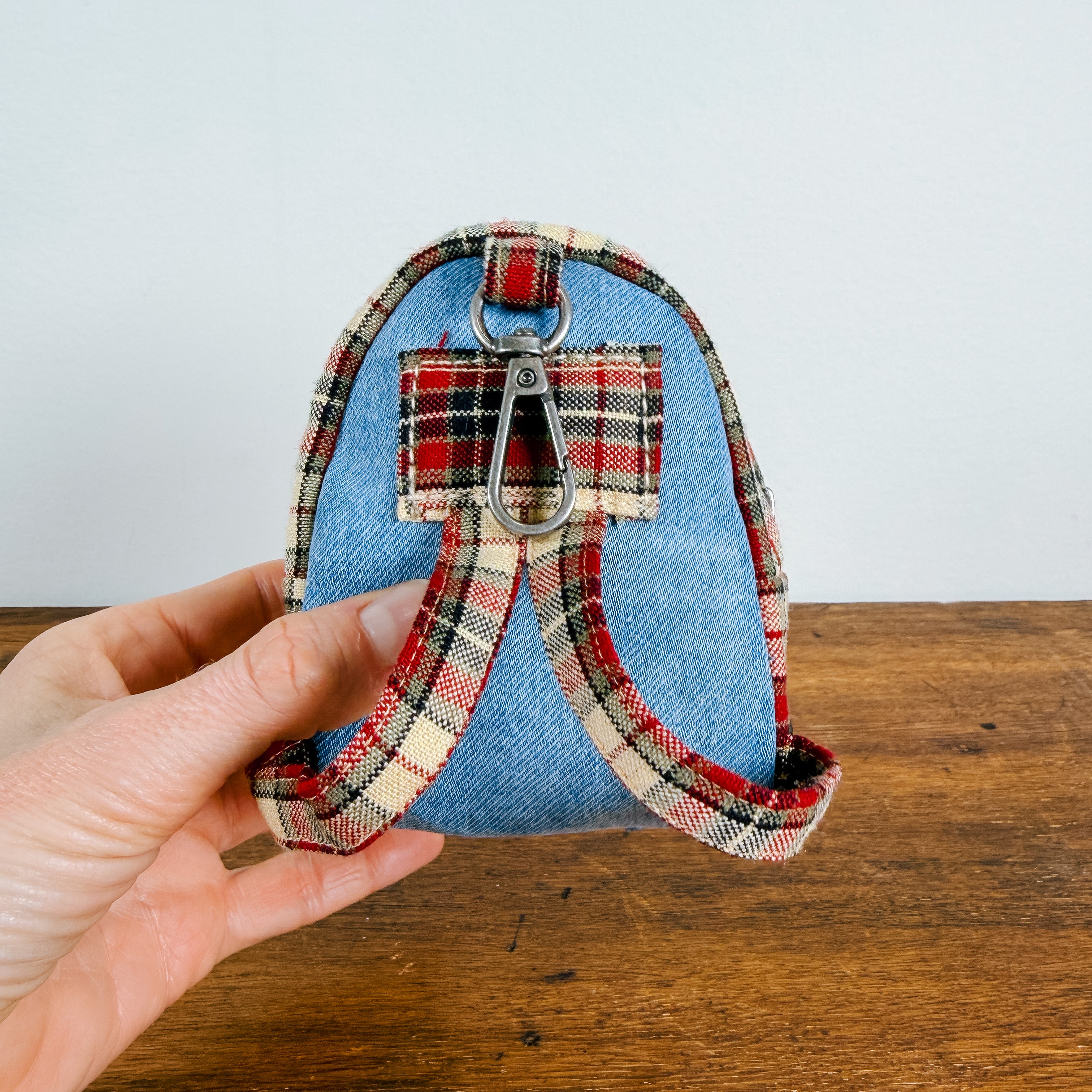 Upcycled Mini Backpack Pouch