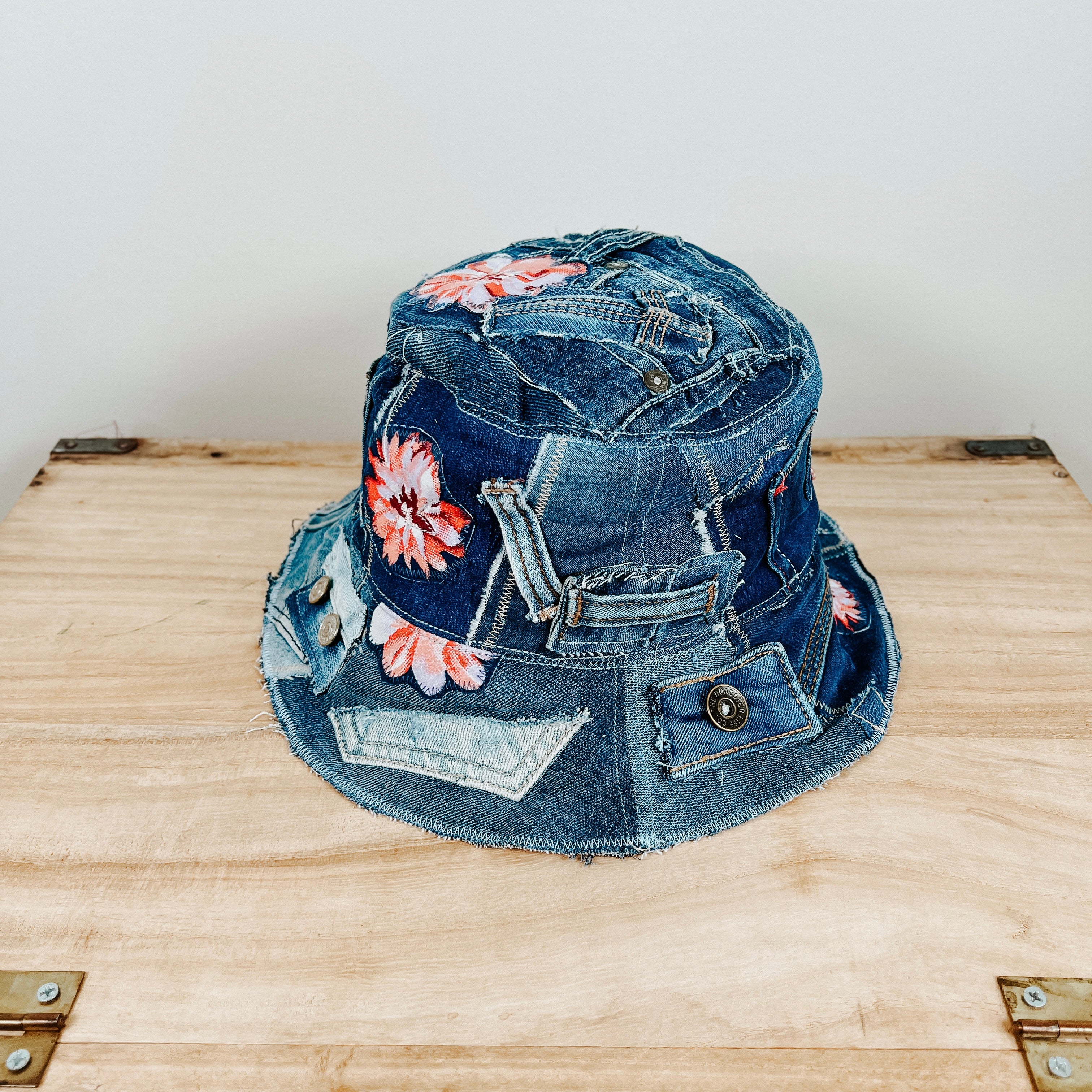 Denim Bucket Hat - Large
