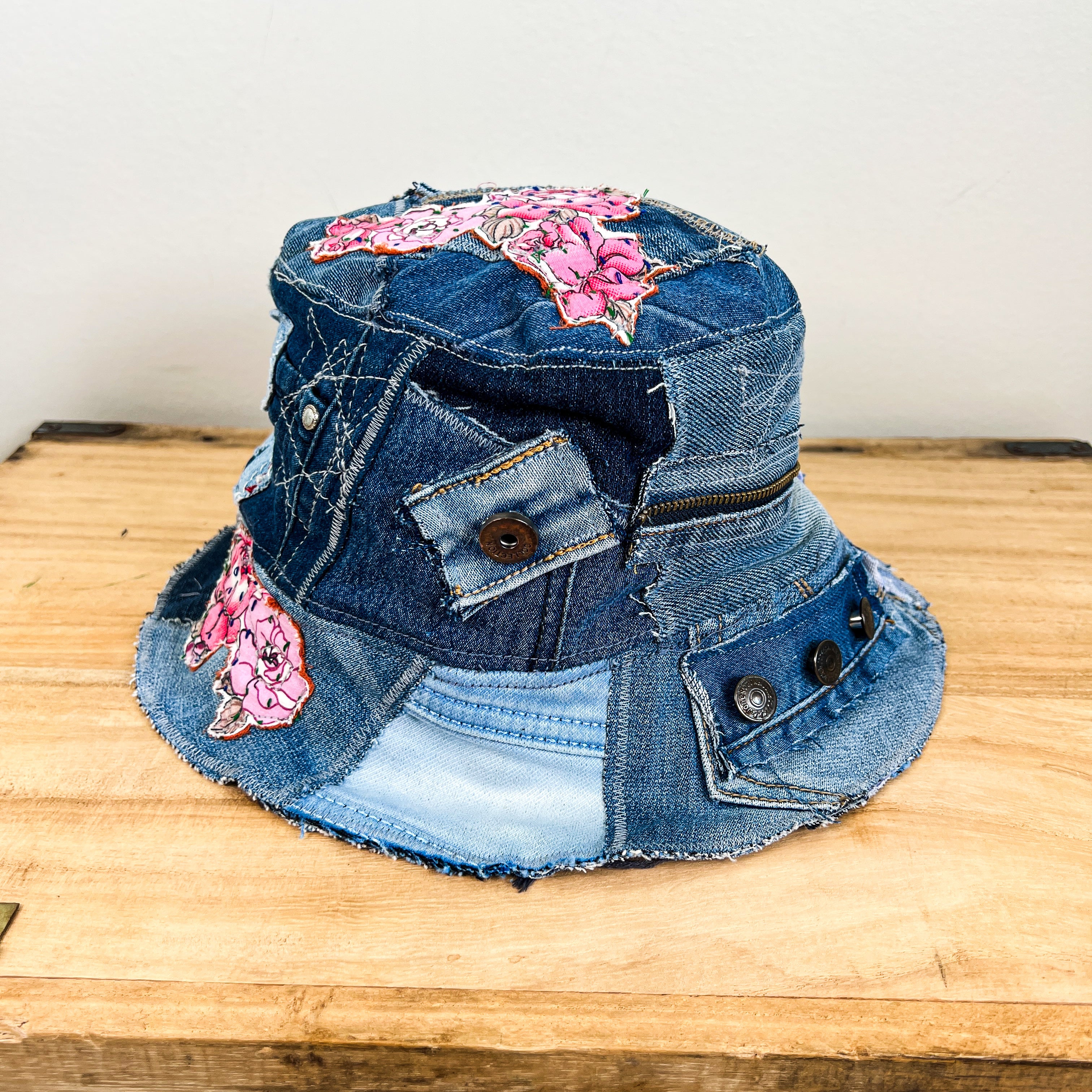 Denim Bucket Hat - Large