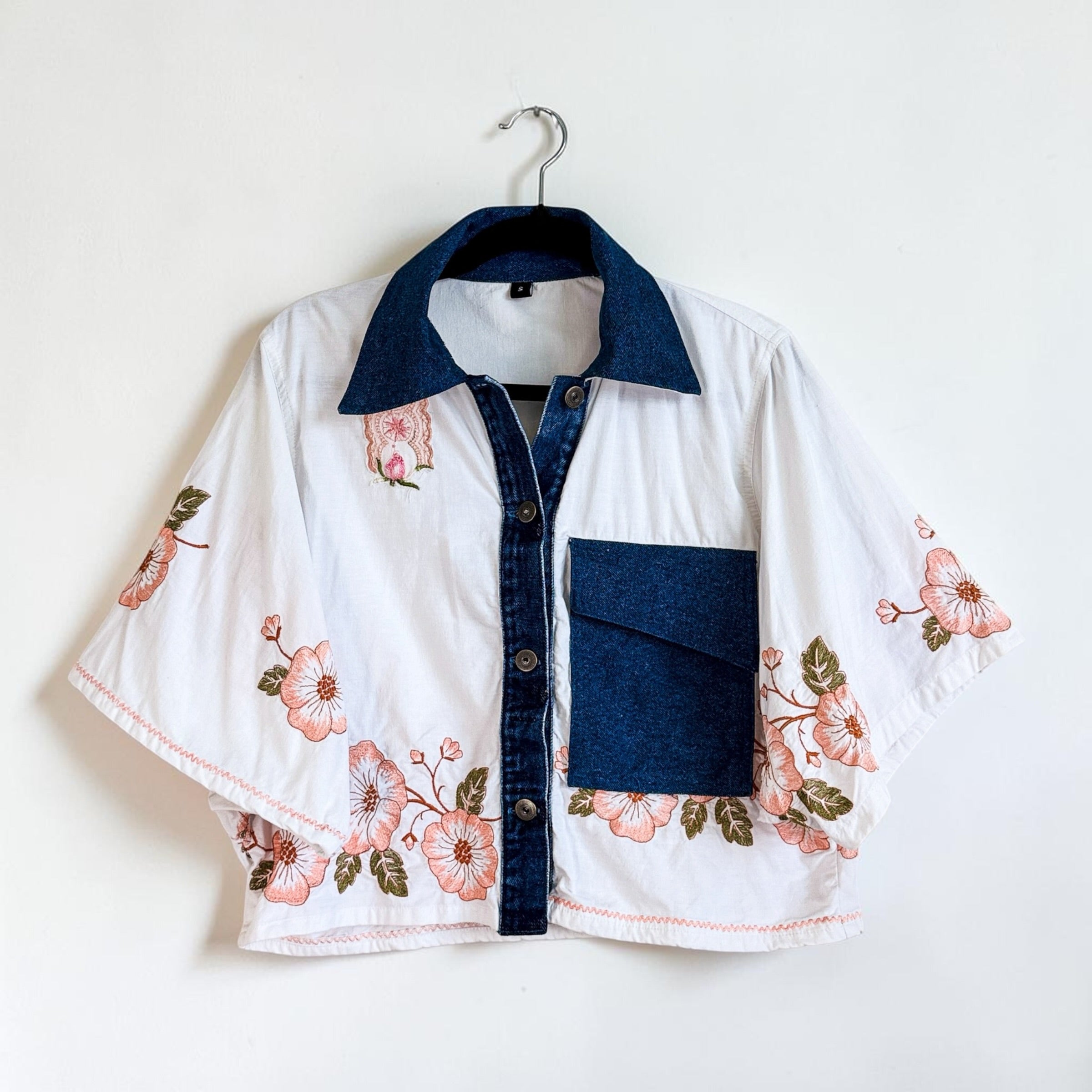 Tablecloth Top + Denim - Small