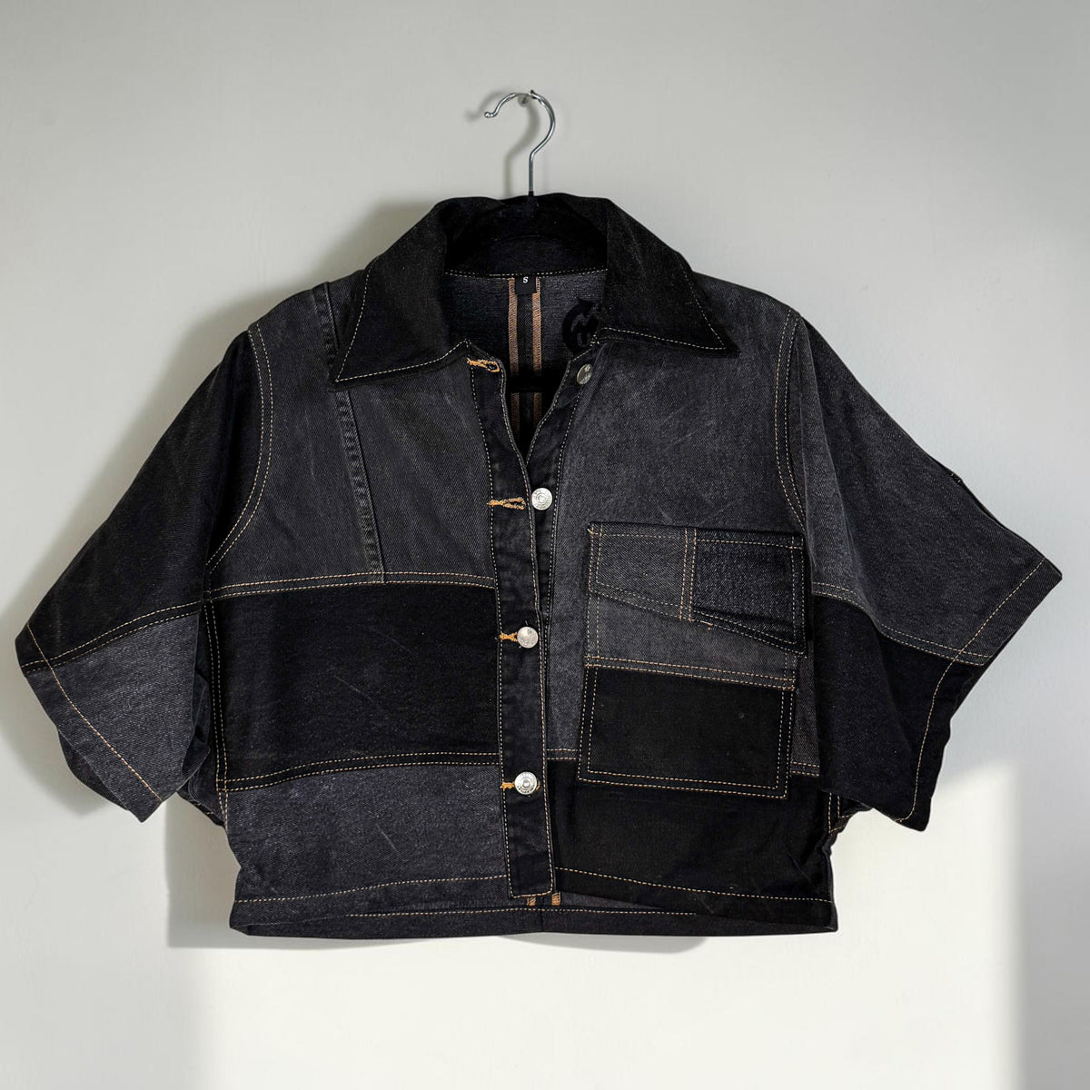 Denim Crop Jacket - Small