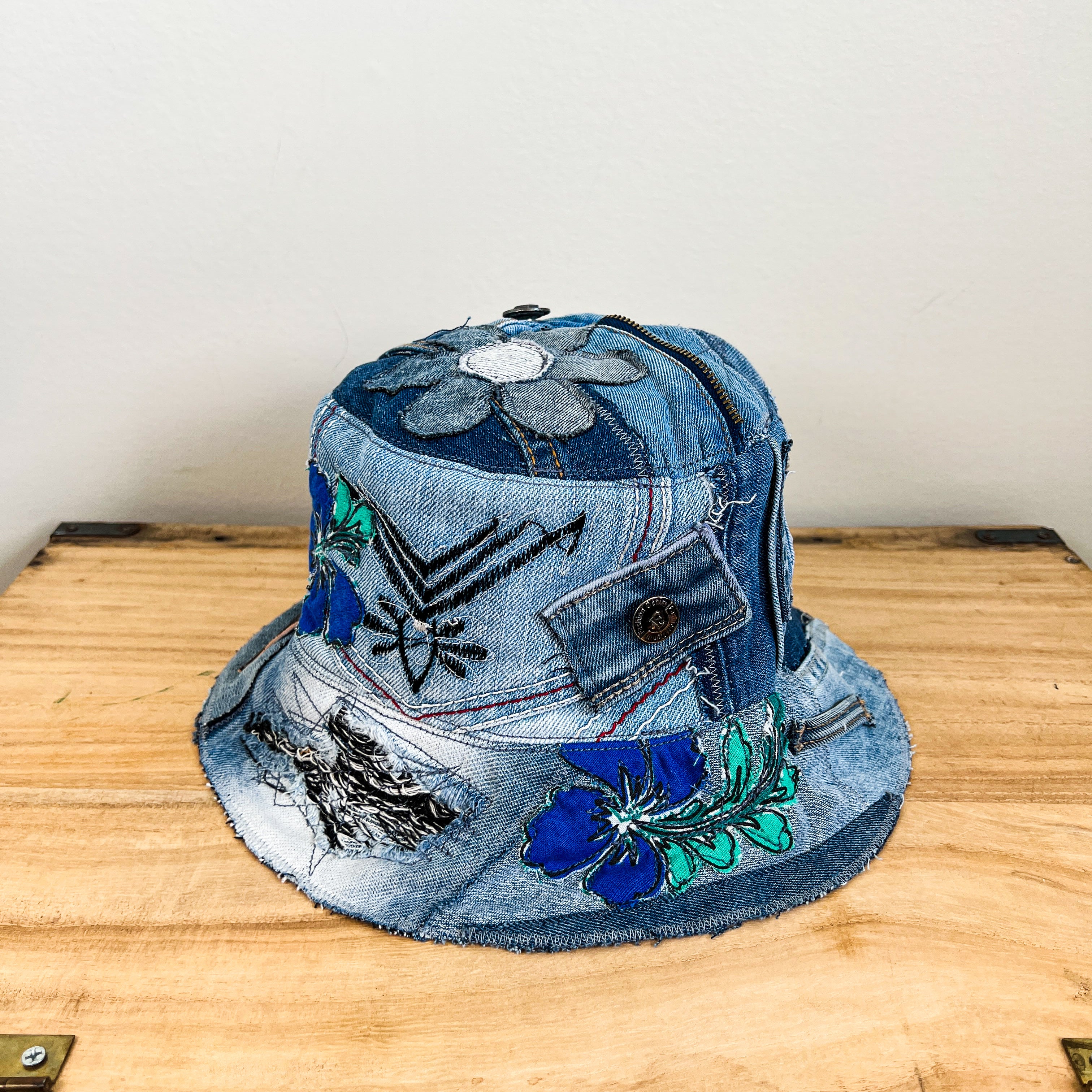 Denim Bucket Hat - Medium