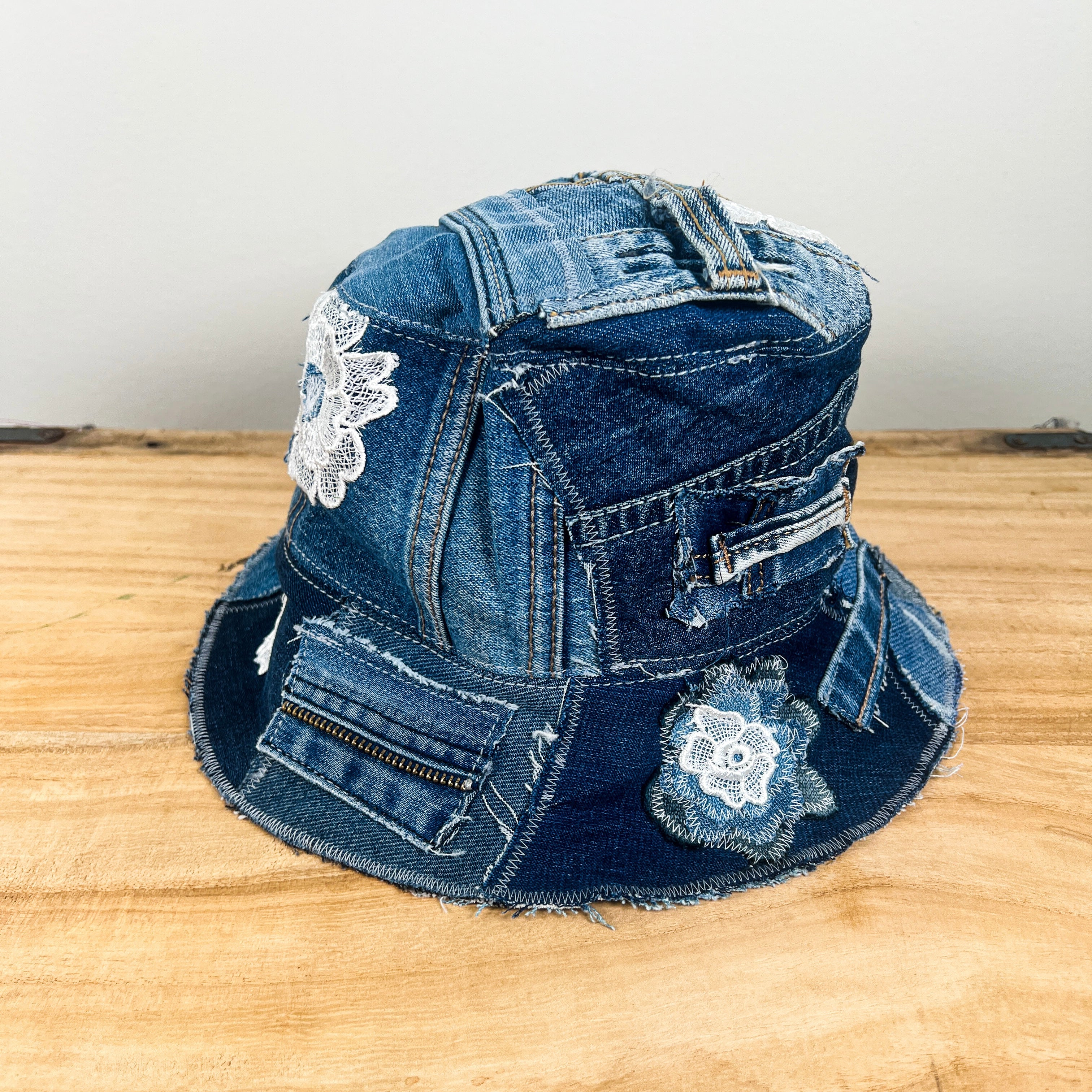 Denim Bucket Hat - Small