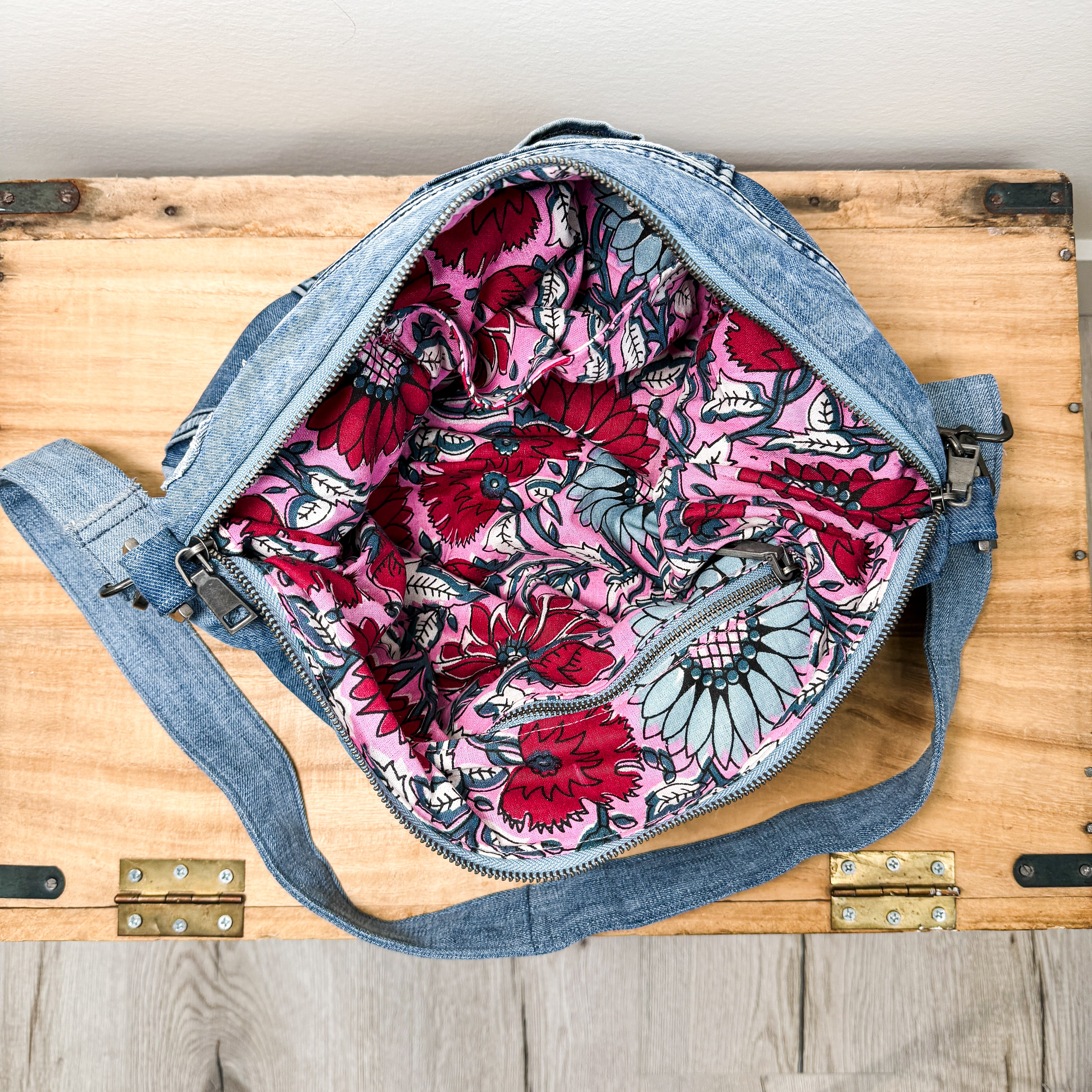 Denim Hippie Bag