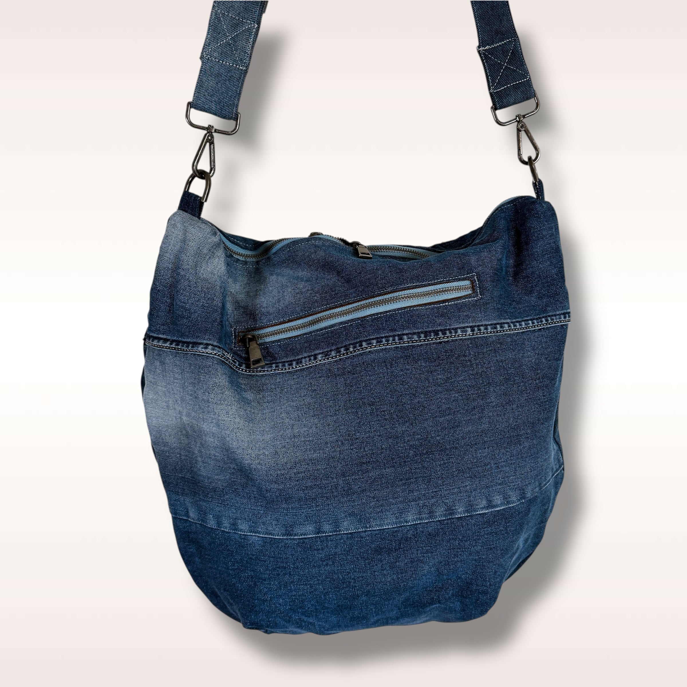 Denim Hippie Bag - XL