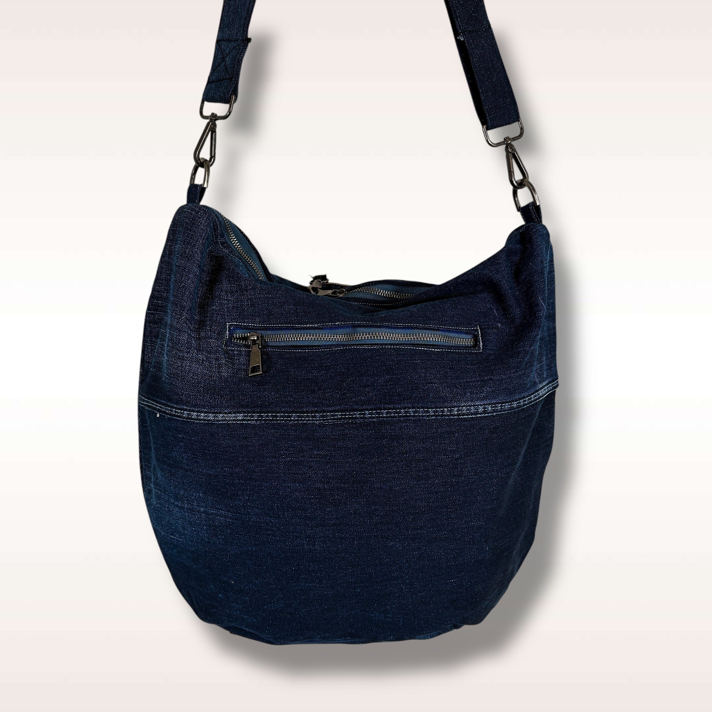 Denim Hippie Bag - XL
