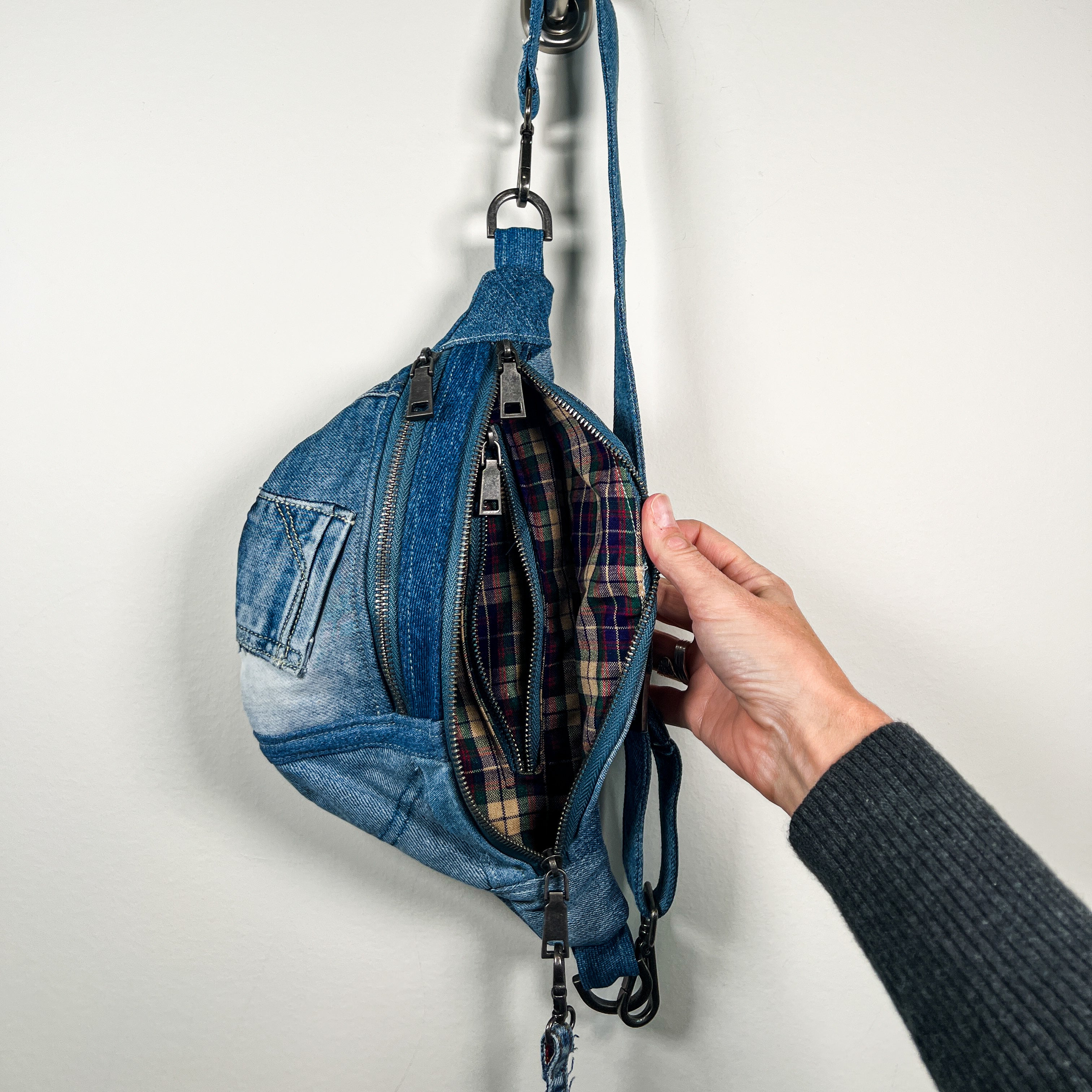 Denim Fanny Bag