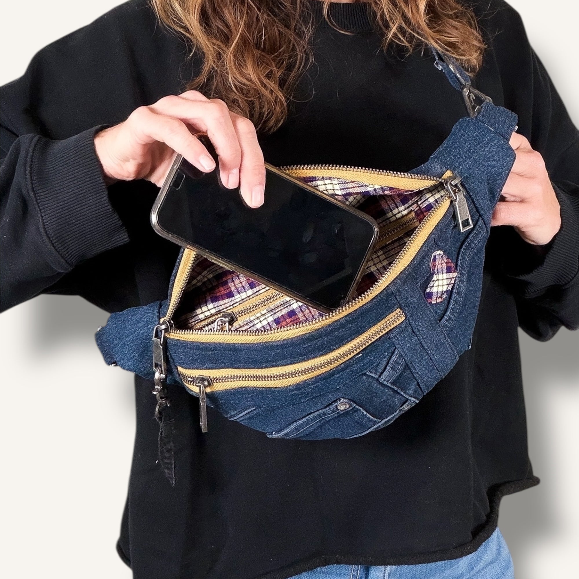Denim Sling Bag