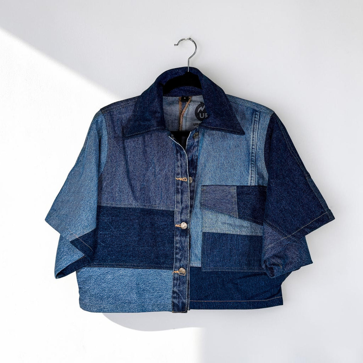 Denim Crop Jacket - Small