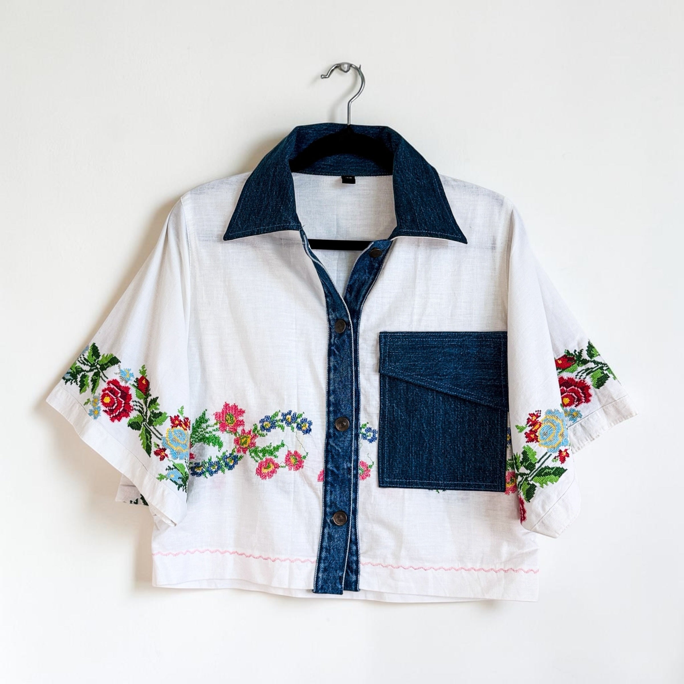 Tablecloth Top + Denim - XS