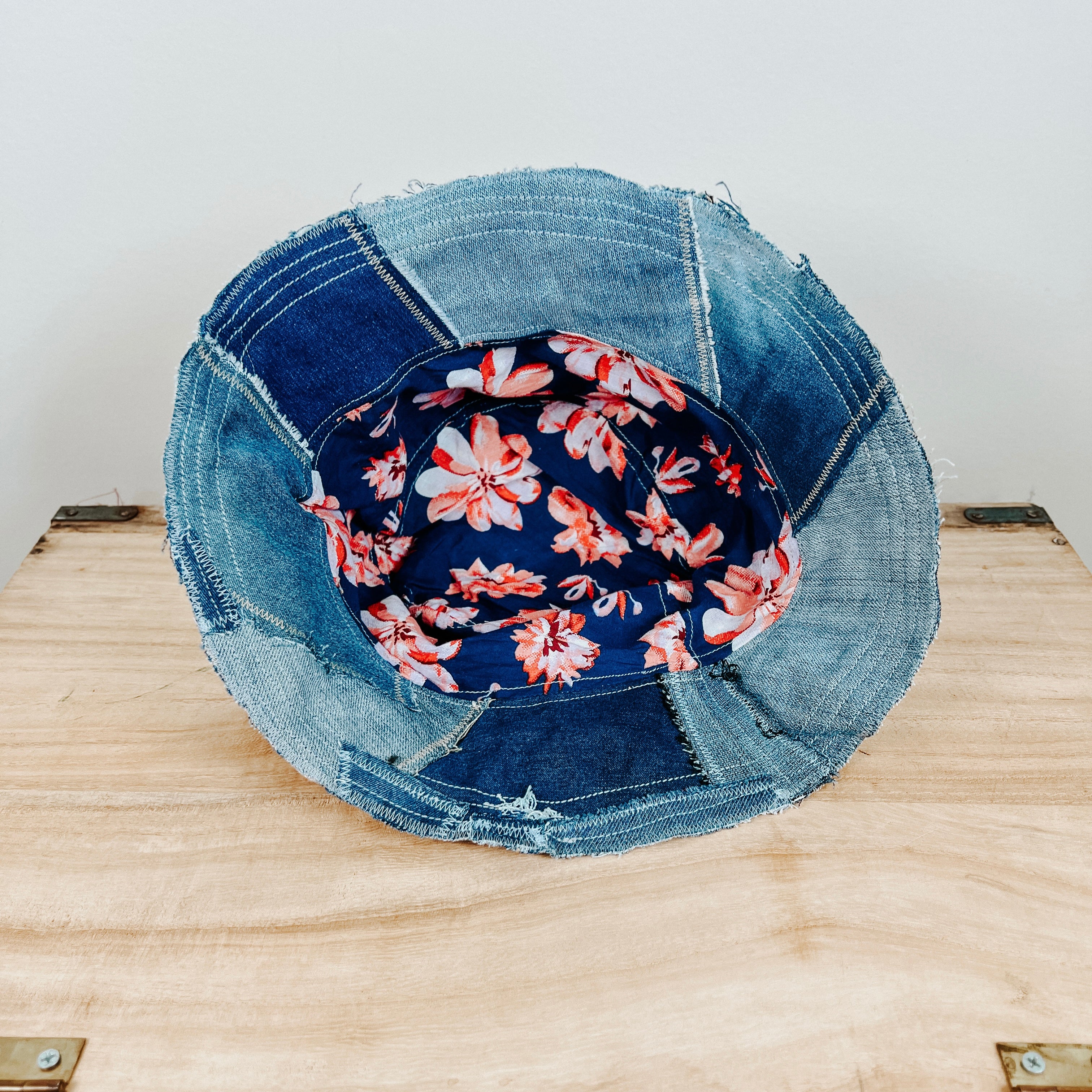Denim Bucket Hat - Large