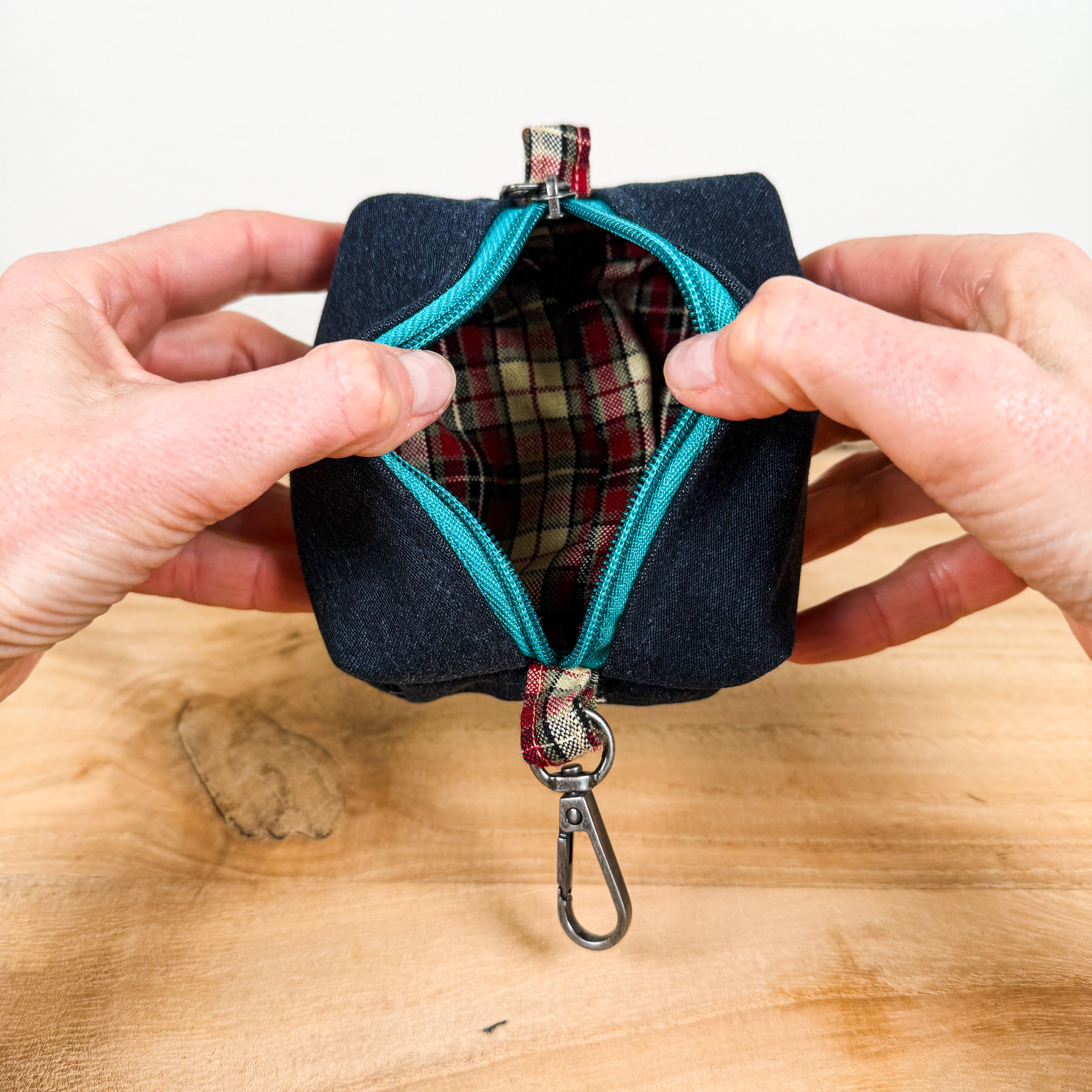 Upcycled Clip Pouch - Set of 2