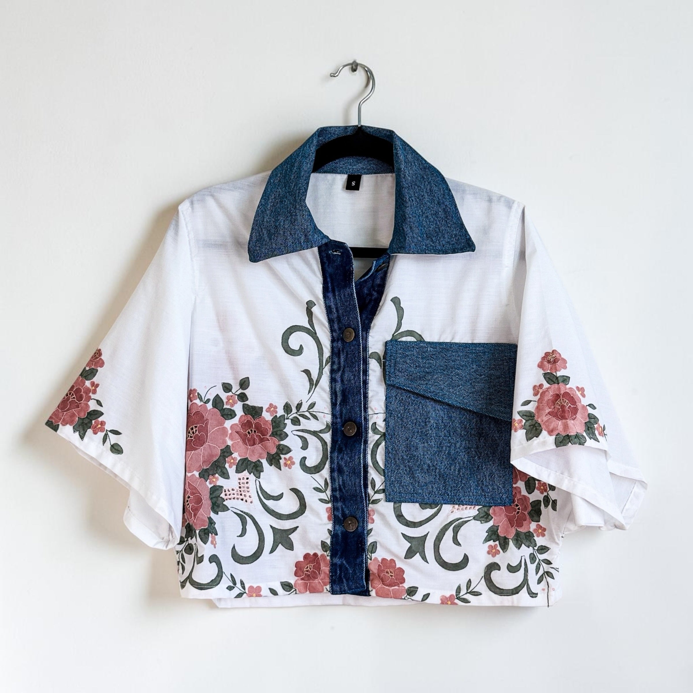 Tablecloth Top + Denim - Small
