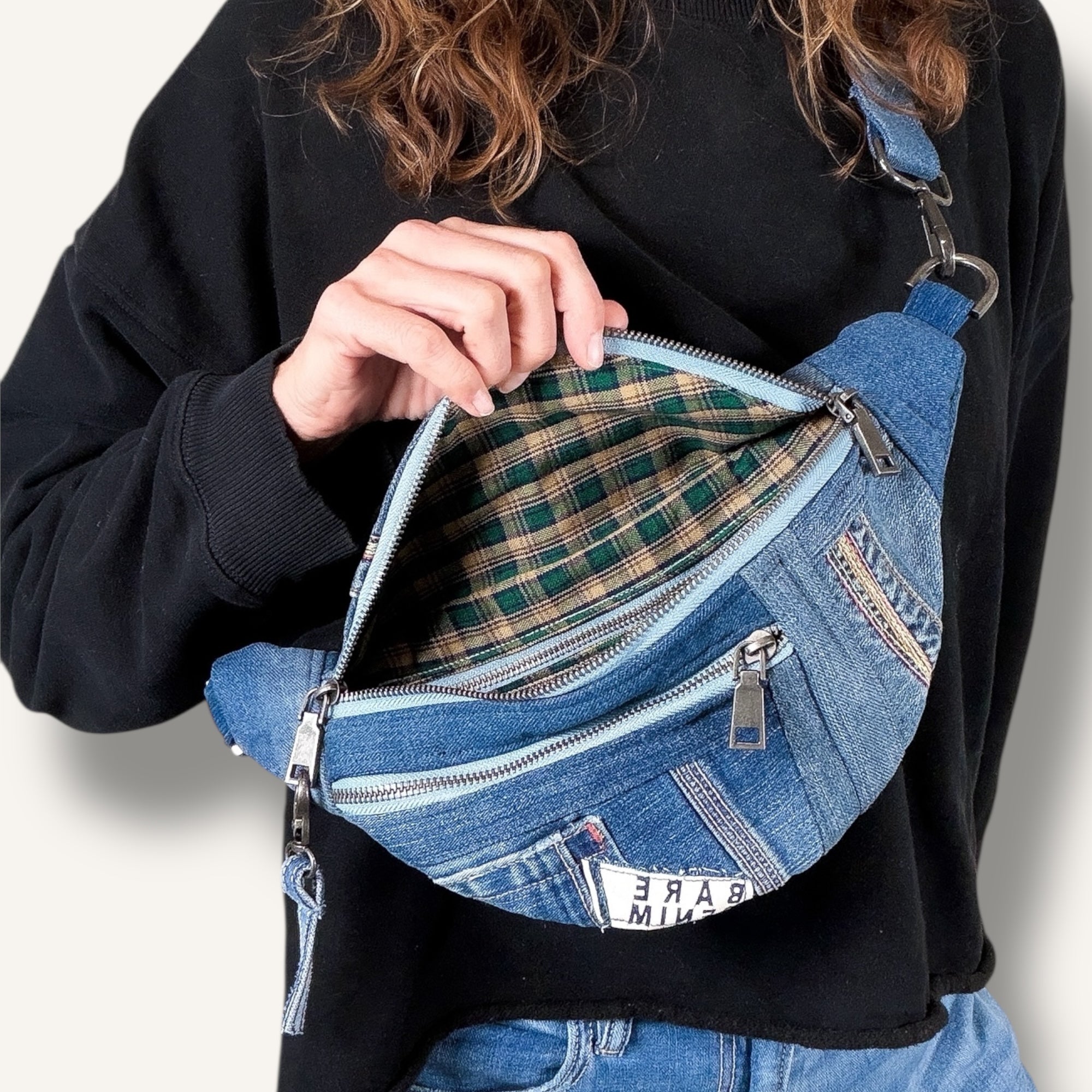Denim Sling Bag