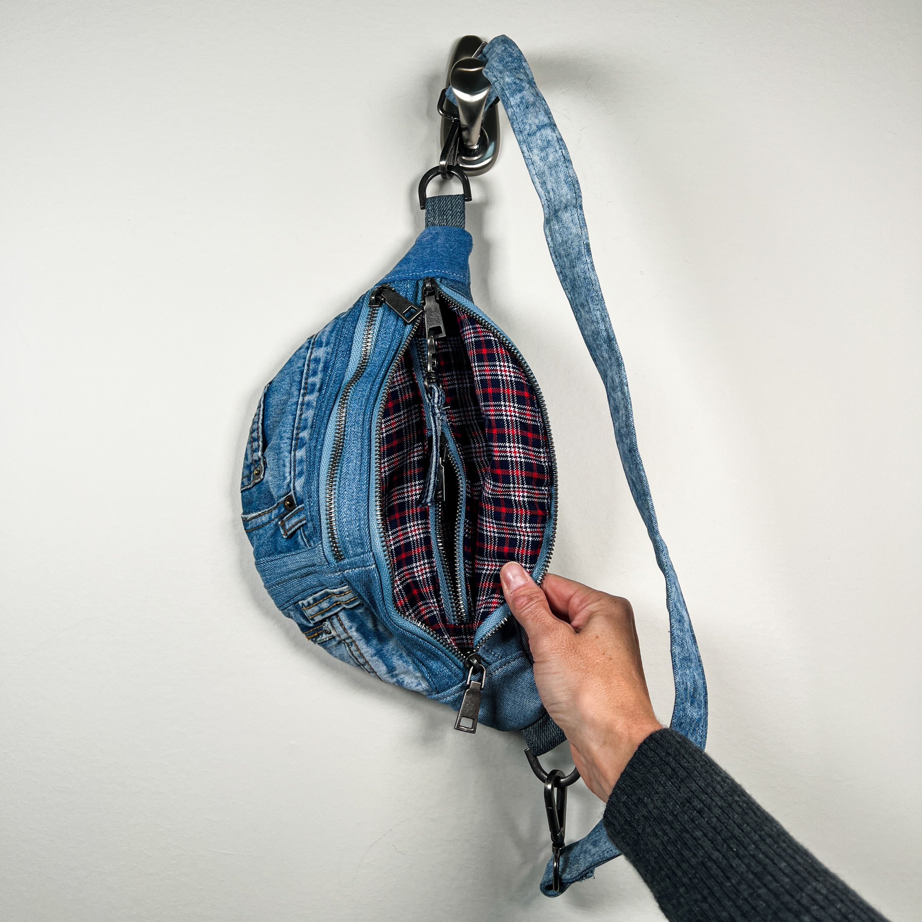 Denim Fanny Bag