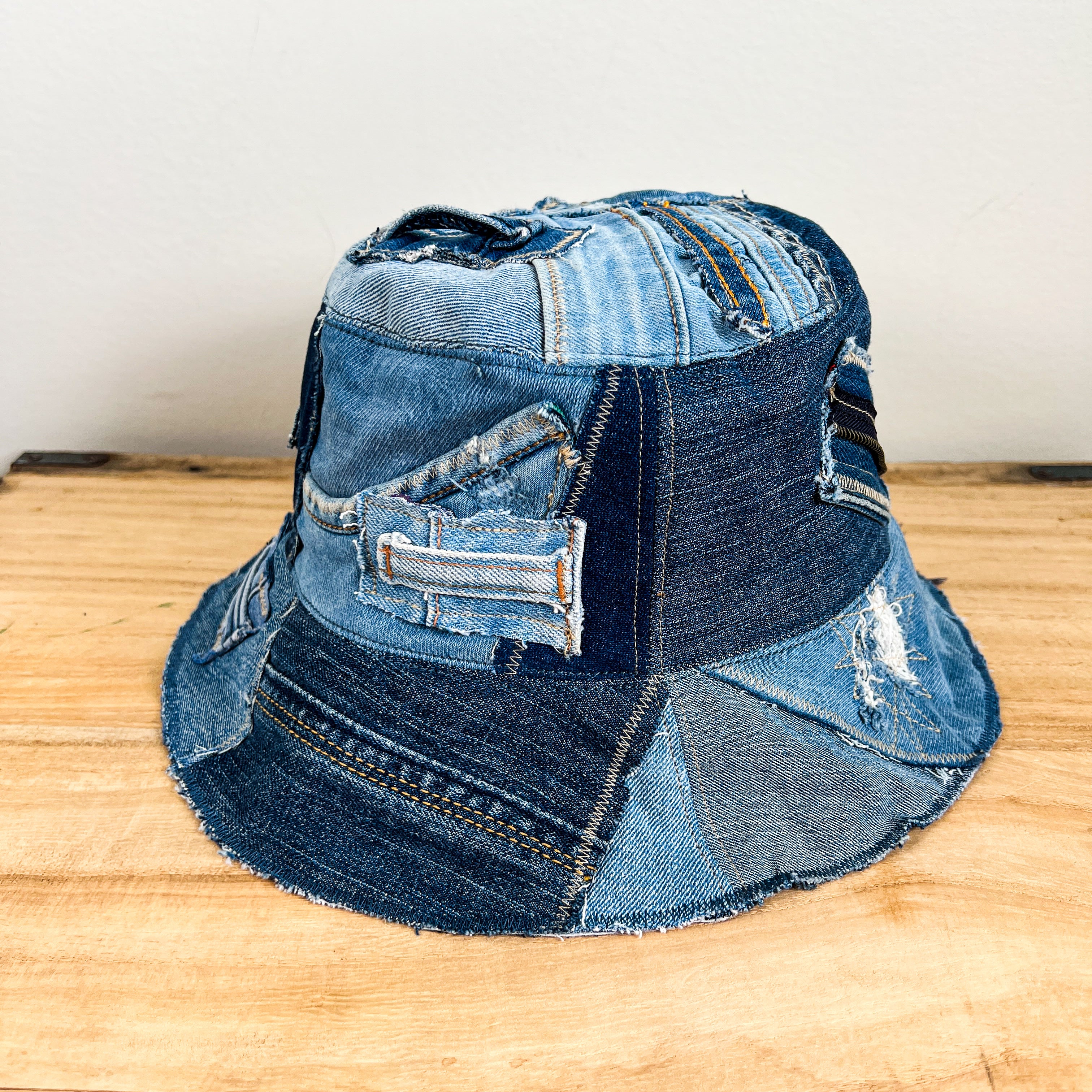 Denim Bucket Hat - Large